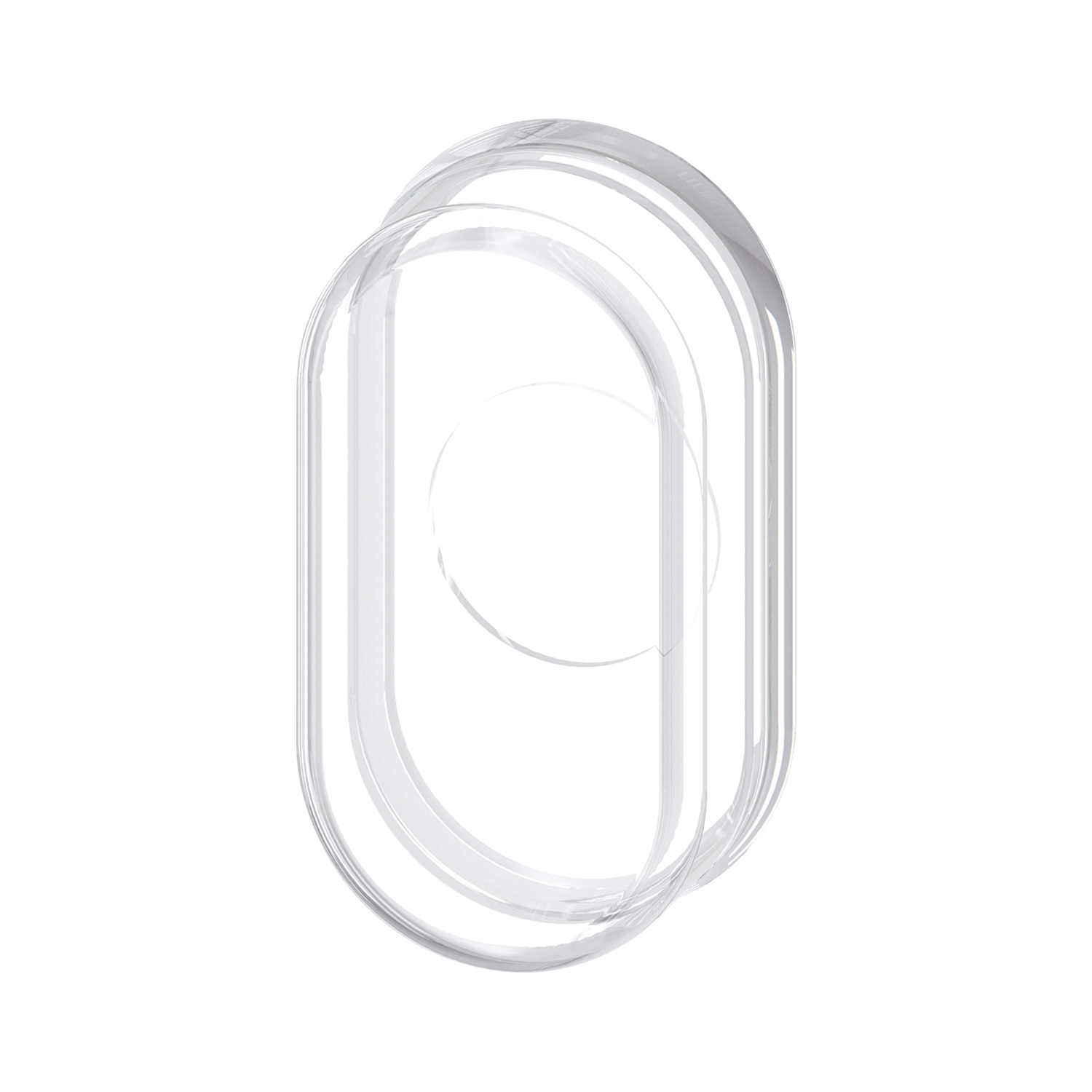 Imagen de CAPUCHON DE SILICON TRANSPARENTE PARA PULSADOR DOBLE RASANTE