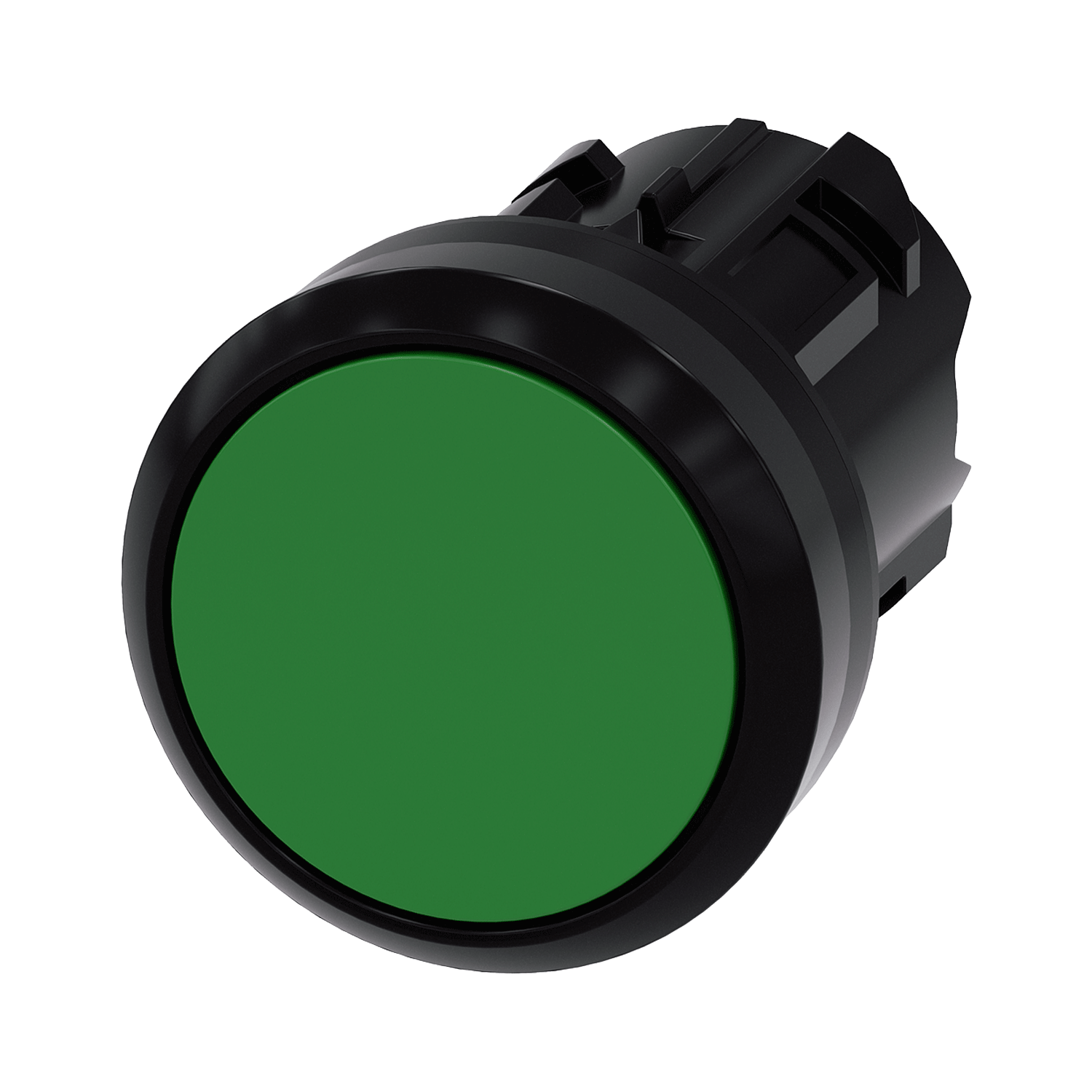 Imagen de BOTON PULSADOR VERDE 22MM SOSTENIDO PLASTICO