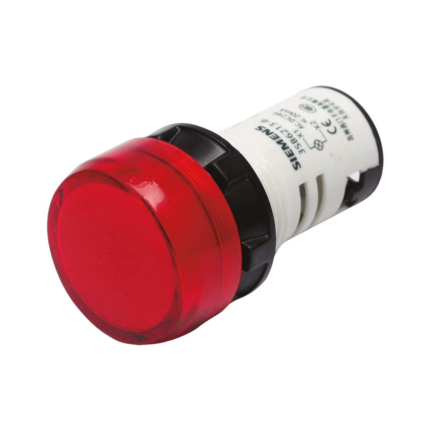 Imagen de LAMPARA DE SEÑALIZACIÓN ROJO 22MM 24V AC/DC LED INTEGRADO