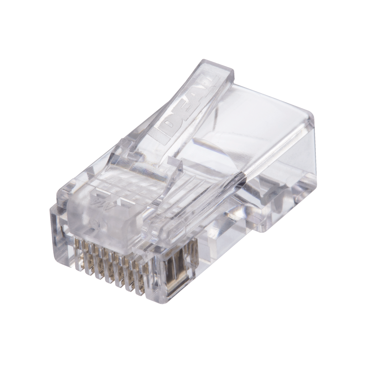 Imagen de CONECTOR PLUG RJ-45 CAT5e 8P8C IDEAL BOLSA 100 PZS