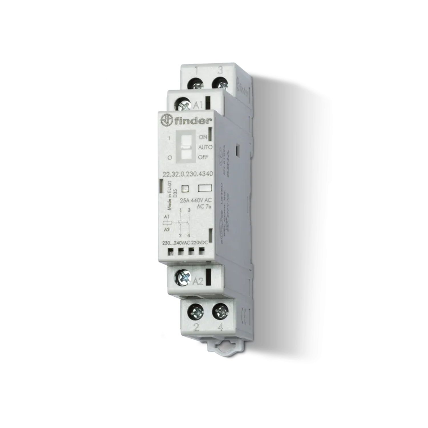 Imagen de CONTACTOR MODULAR (230V AC/DC) 25A 2NA 22.32.0.230.4340