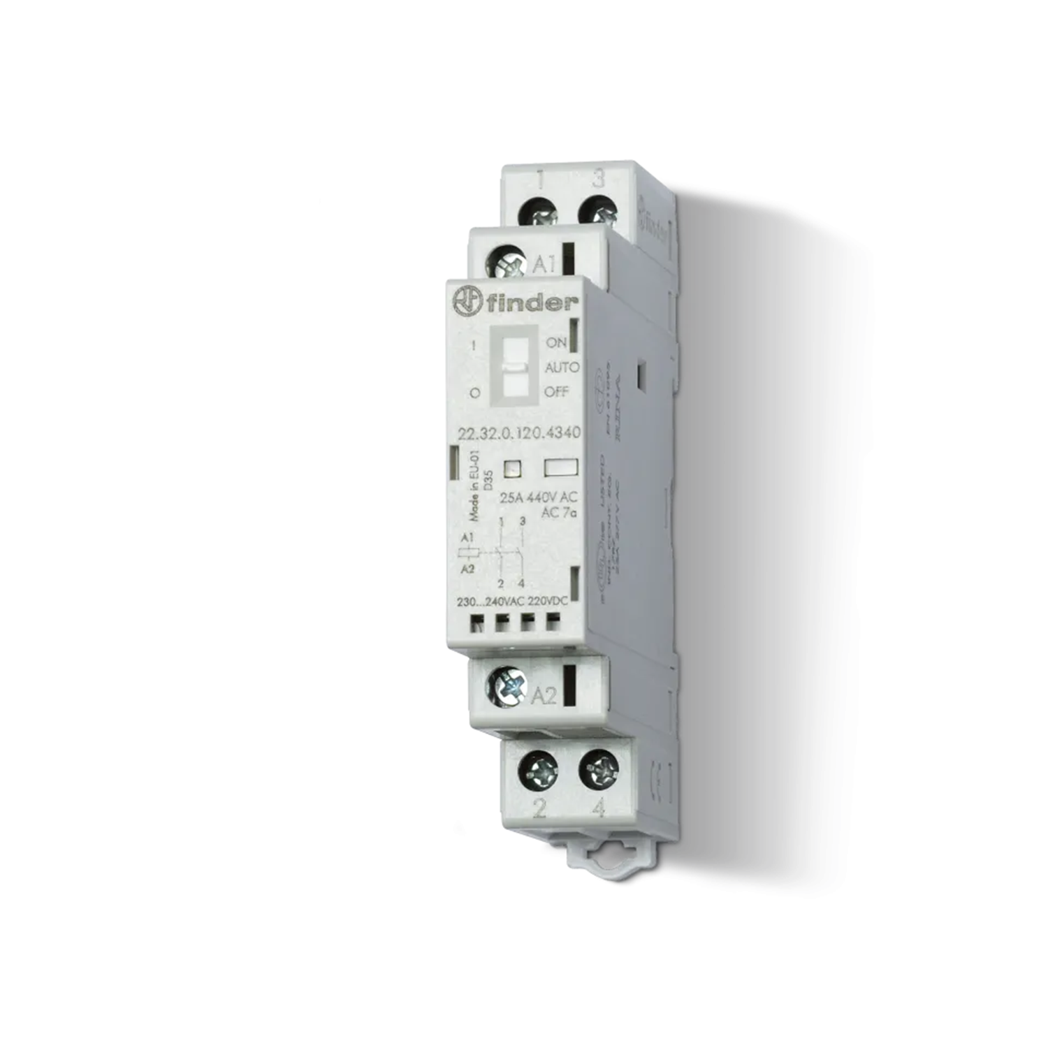Imagen de CONTACTOR MODULAR (120V AC/DC) 25A 2NA 22.32.0.120.4340