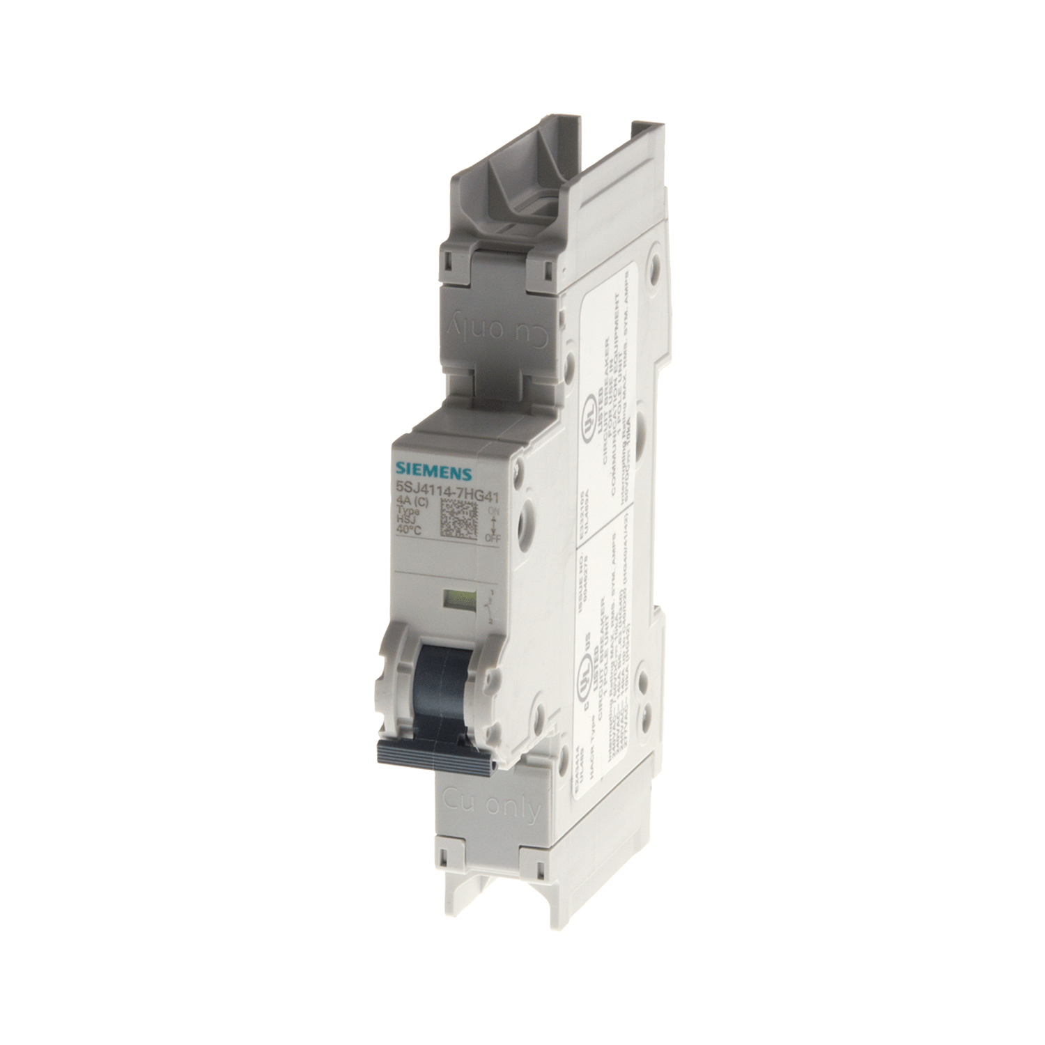 Imagen de PASTILLA INTERRUPTOR PARA RIEL DIN 5SJ 1X0.3A 14KA/240V