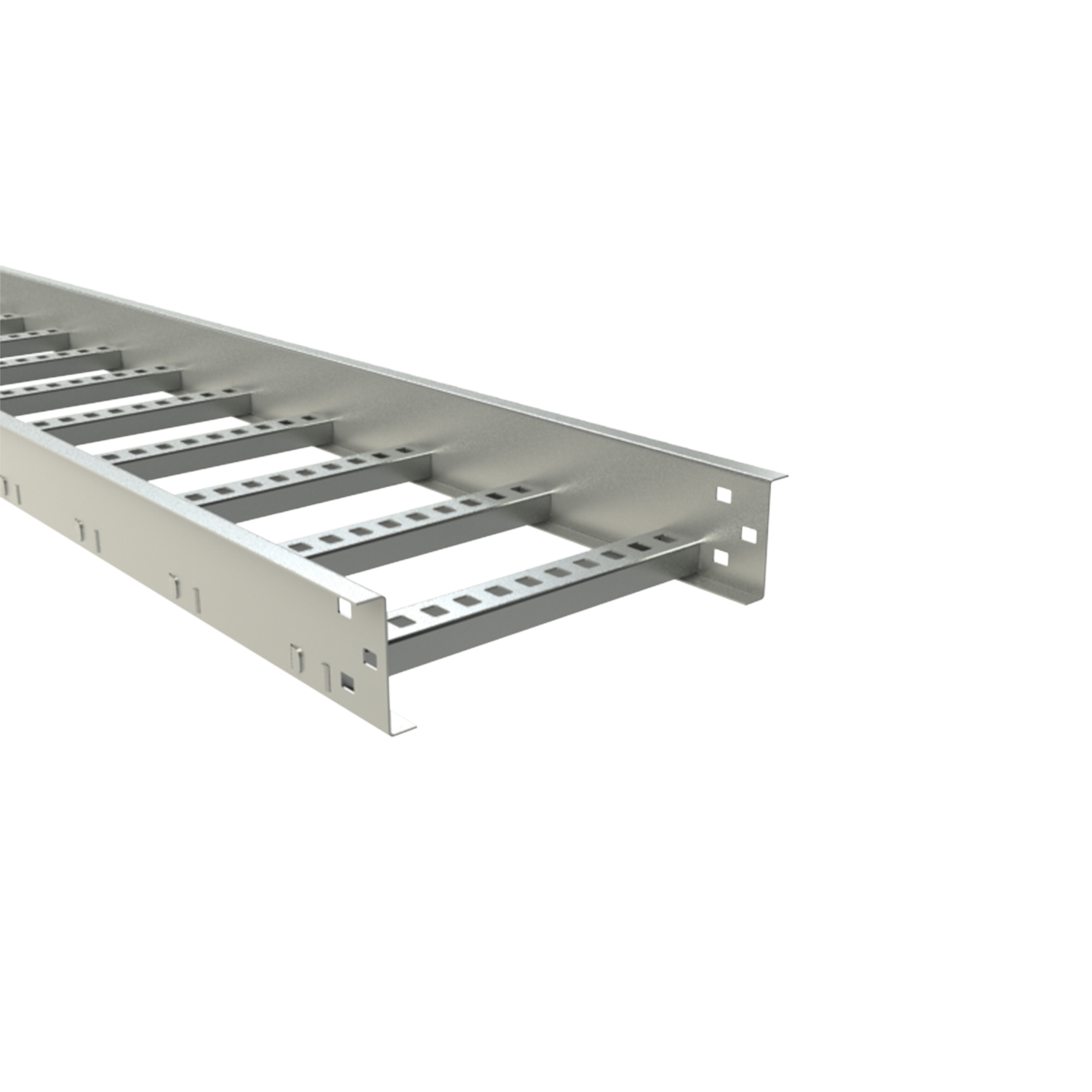 Imagen de CHAROLA 9" A X 9" E TIPO ESCALERA ALUMINIO CH-E89PX9AK