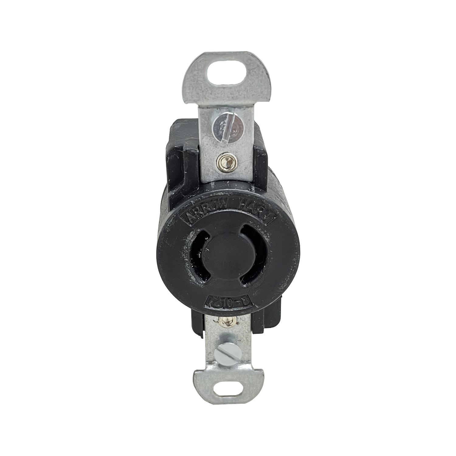 Imagen de CONTACTO MEDIA VUELTA 2P 2H 20A 250V AC NEMA L2-20 GRADO INDUSTRIAL