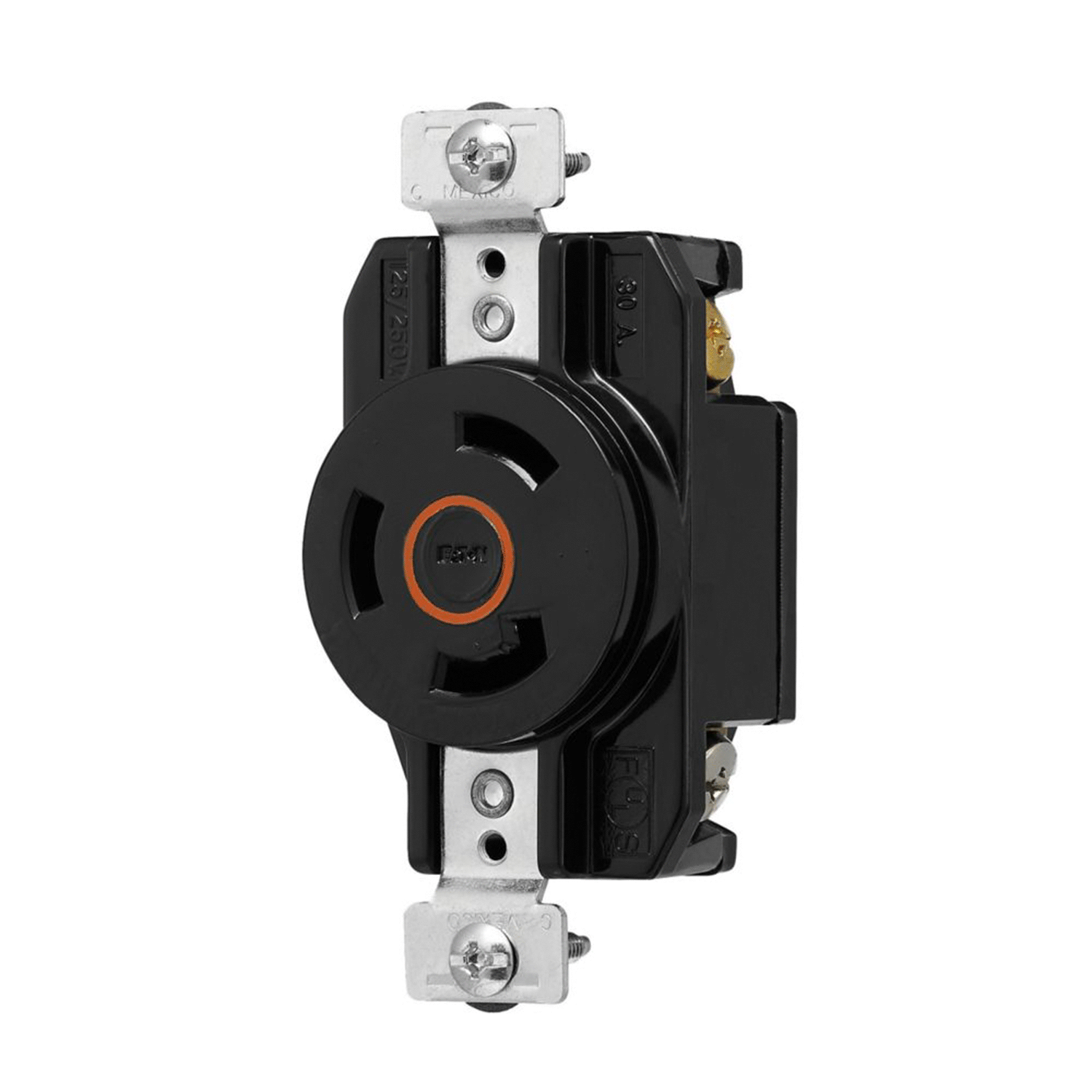 Imagen de CONTACTO MEDIA VUELTA 3P 3H 30A 250V AC NO NEMA GRADO INDUSTRIAL WD3330