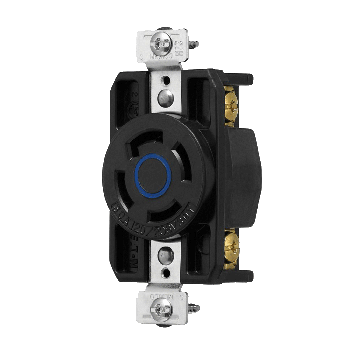 Imagen de CONTACTO MEDIA VUELTA  4P 4H 30A 120/208V AC NO NEMA GRADO INDUSTRIAL