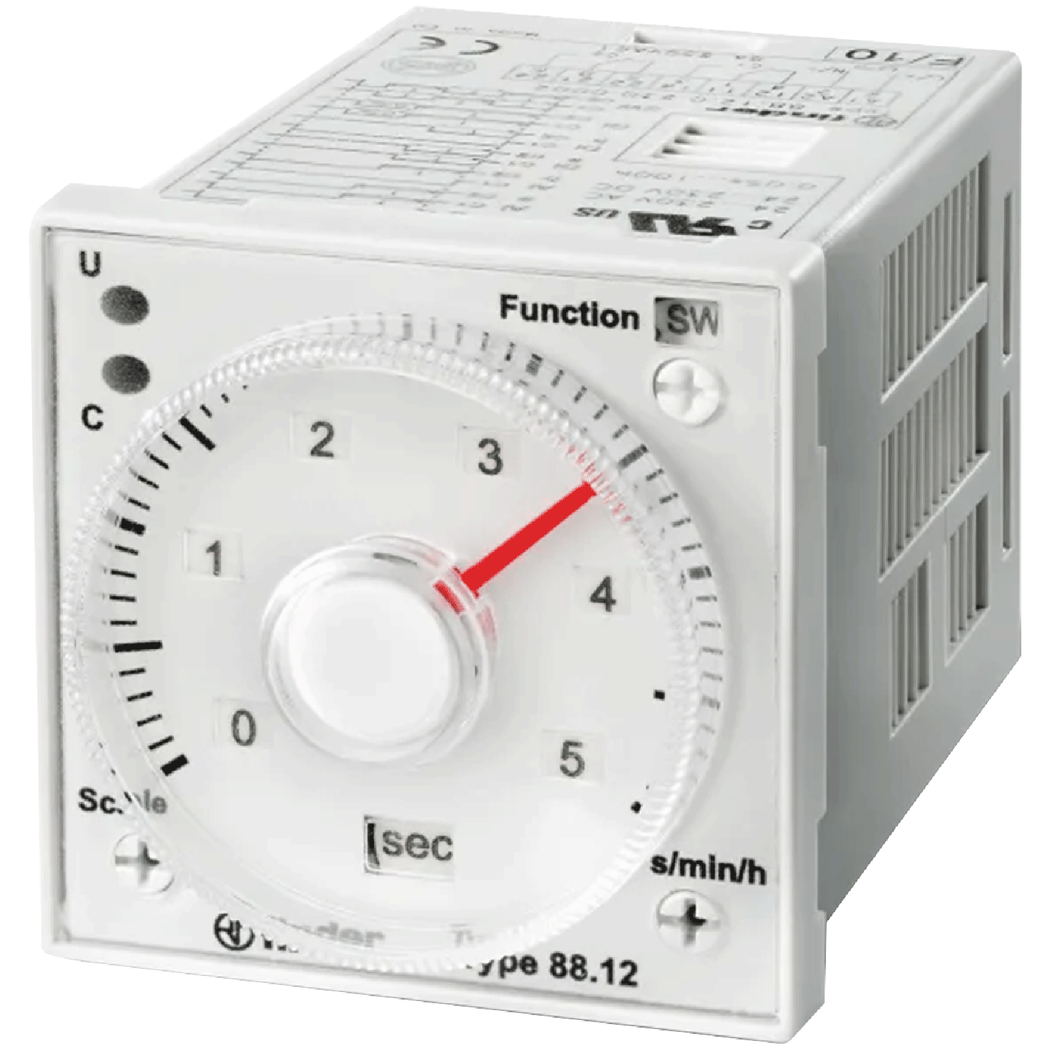 Imagen de TEMPORIZADOR MULTIFUNCION 8 PIN 8A 24…230V AC/DC AJUSTE 0.05S A 100H 88.12.0.230.0002