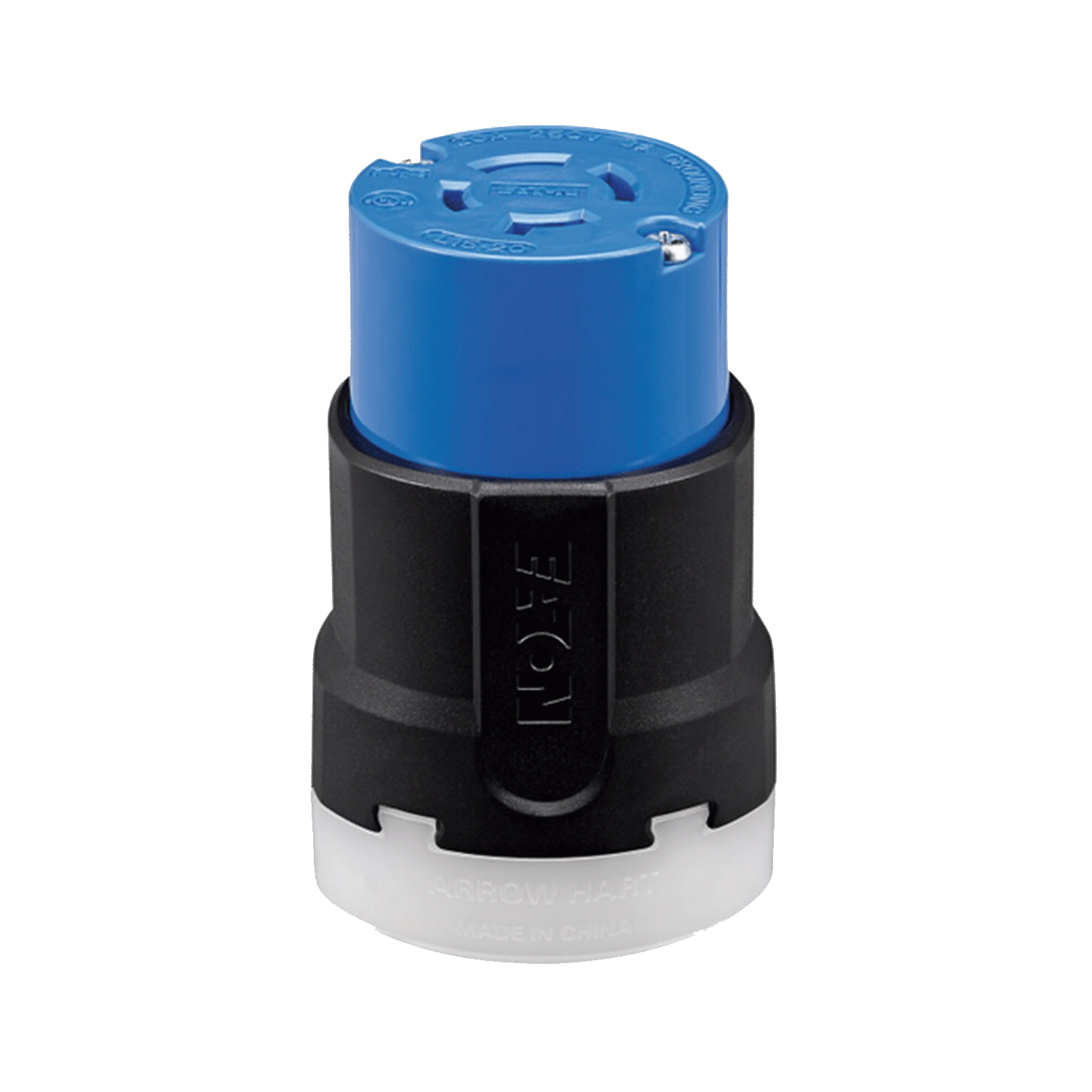 Imagen de RECEPTACULO MEDIA VUELTA COLGANTE 2P 3H 20A 250 V AC NEMA L6-20 GRADO INDUSTRIAL