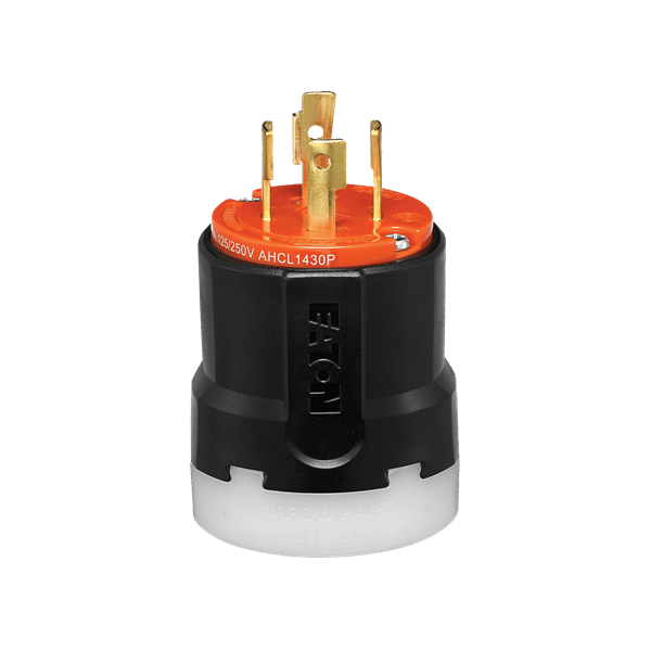 Pack Of 6 NEMA L14-30 Locking Flanged Inlets, 30A 125/250V AC – Grounding Power Connector