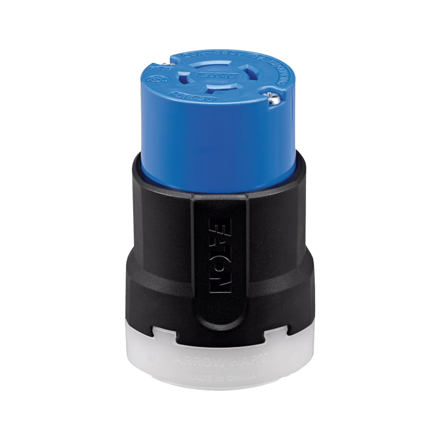 Imagen de RECEPTACULO MEDIA VUELTA COLGANTE 2P 3H 30A 250V AC NEMA L6-30 GRADO INDUSTRIAL