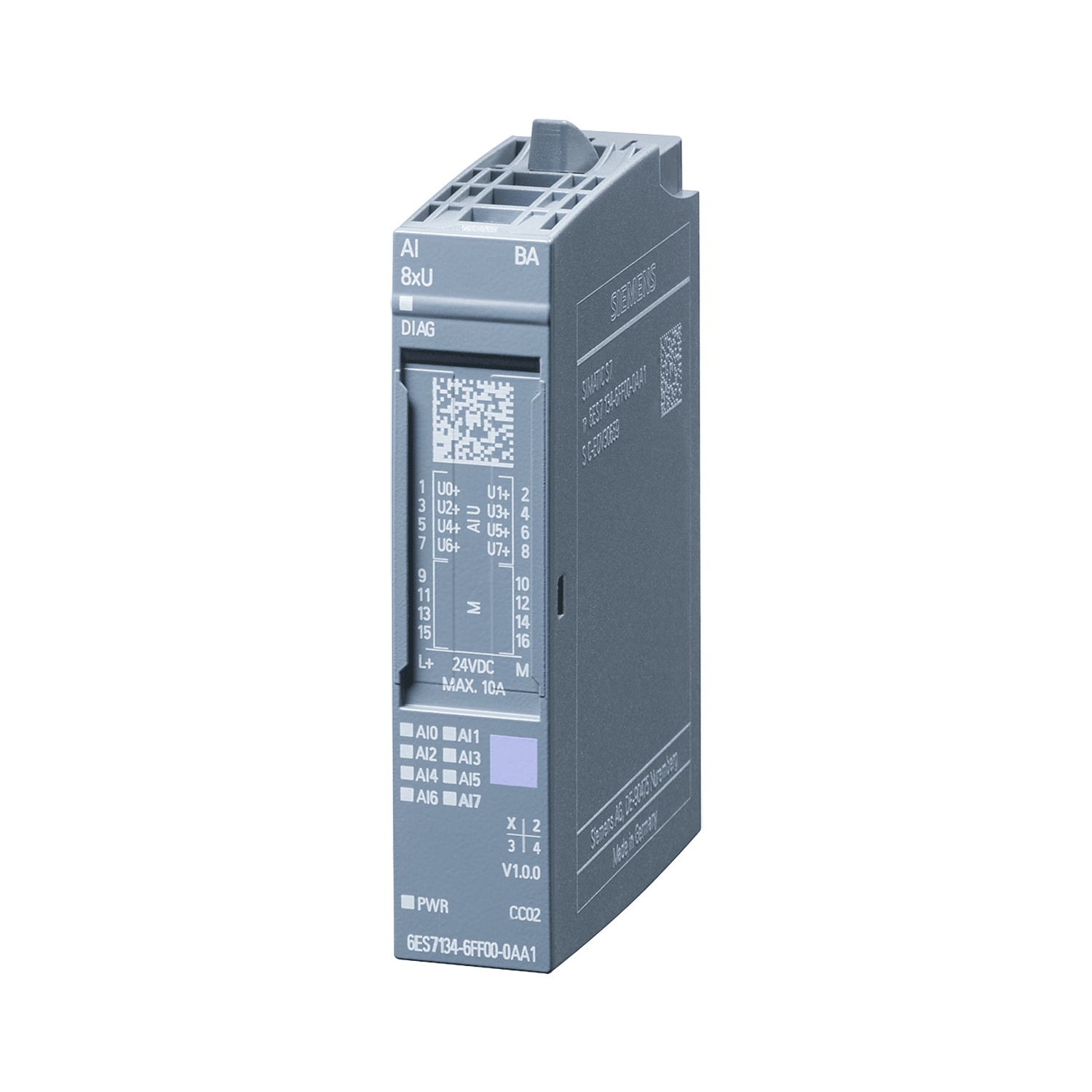 Imagen de SIMATIC ET 200SP, MODULO DE ENTRADA ANALOGICA AL 8XU BASIC