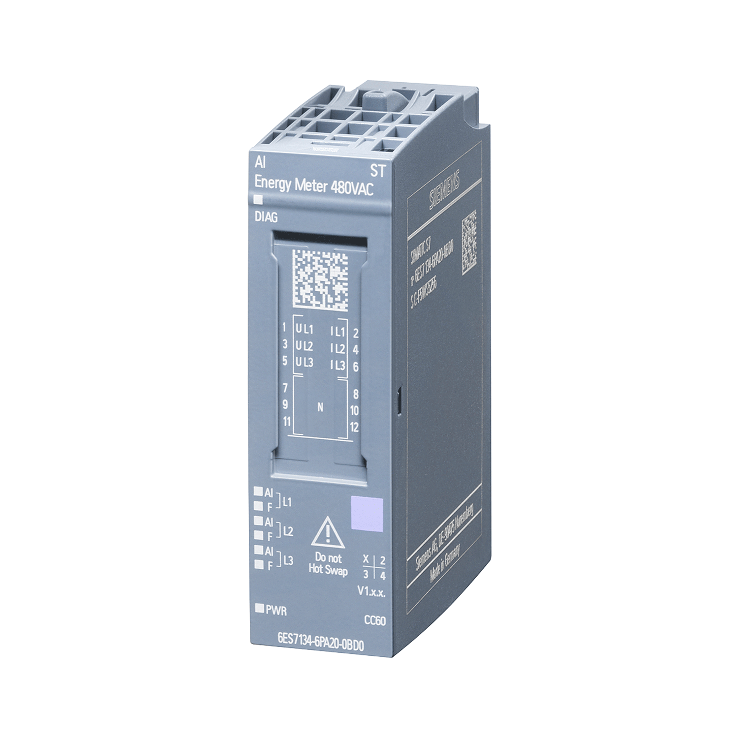 Imagen de MODULO DE ENTRADAS ANALOGICAS, AI ENERGY METER 480VAC ST PARA ET200SP