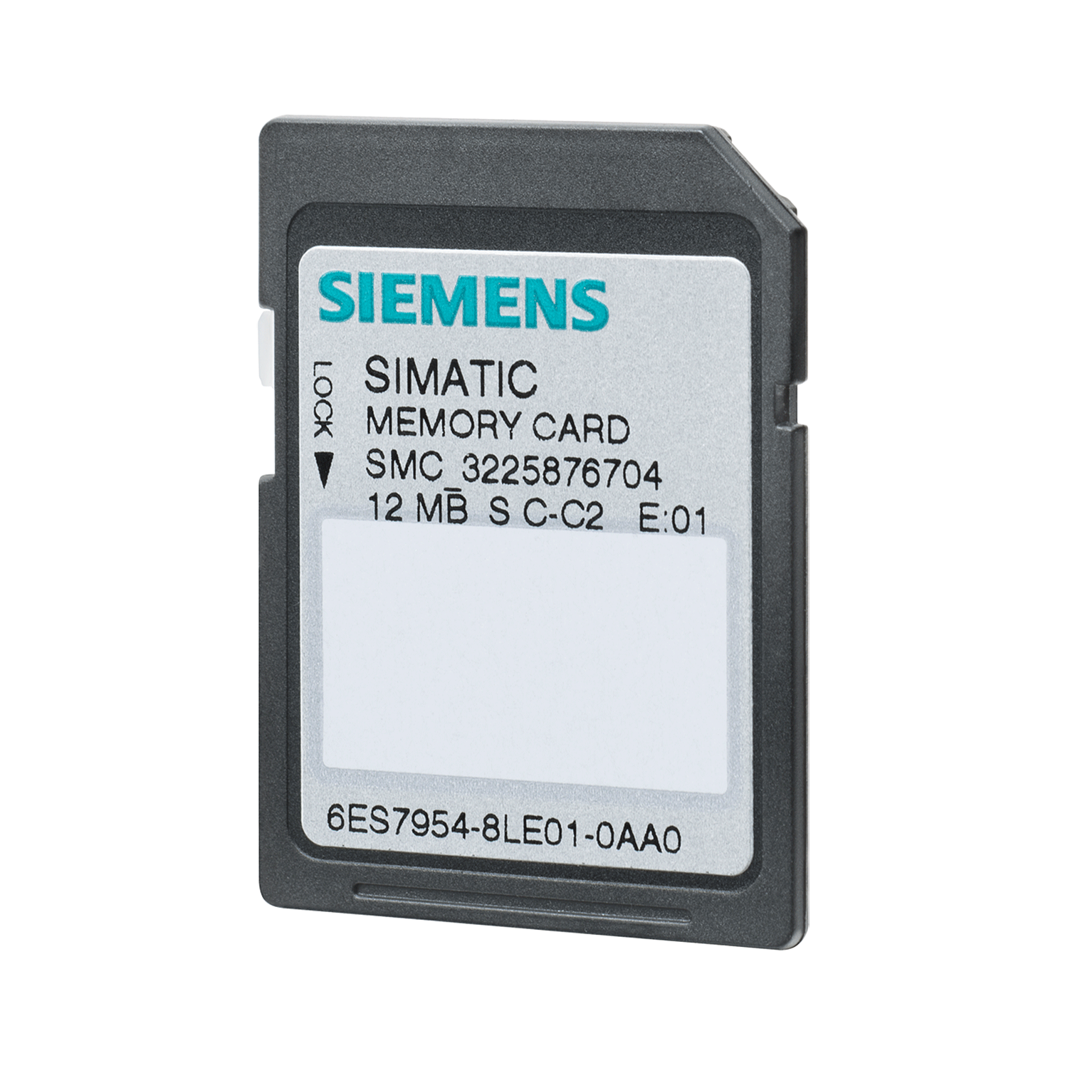 Imagen de SIMATIC S7, MEMORY CARD PARA S7-1X 00 CPU/SINAMICS, 3, 3 V FLASH, 4 MBYTES