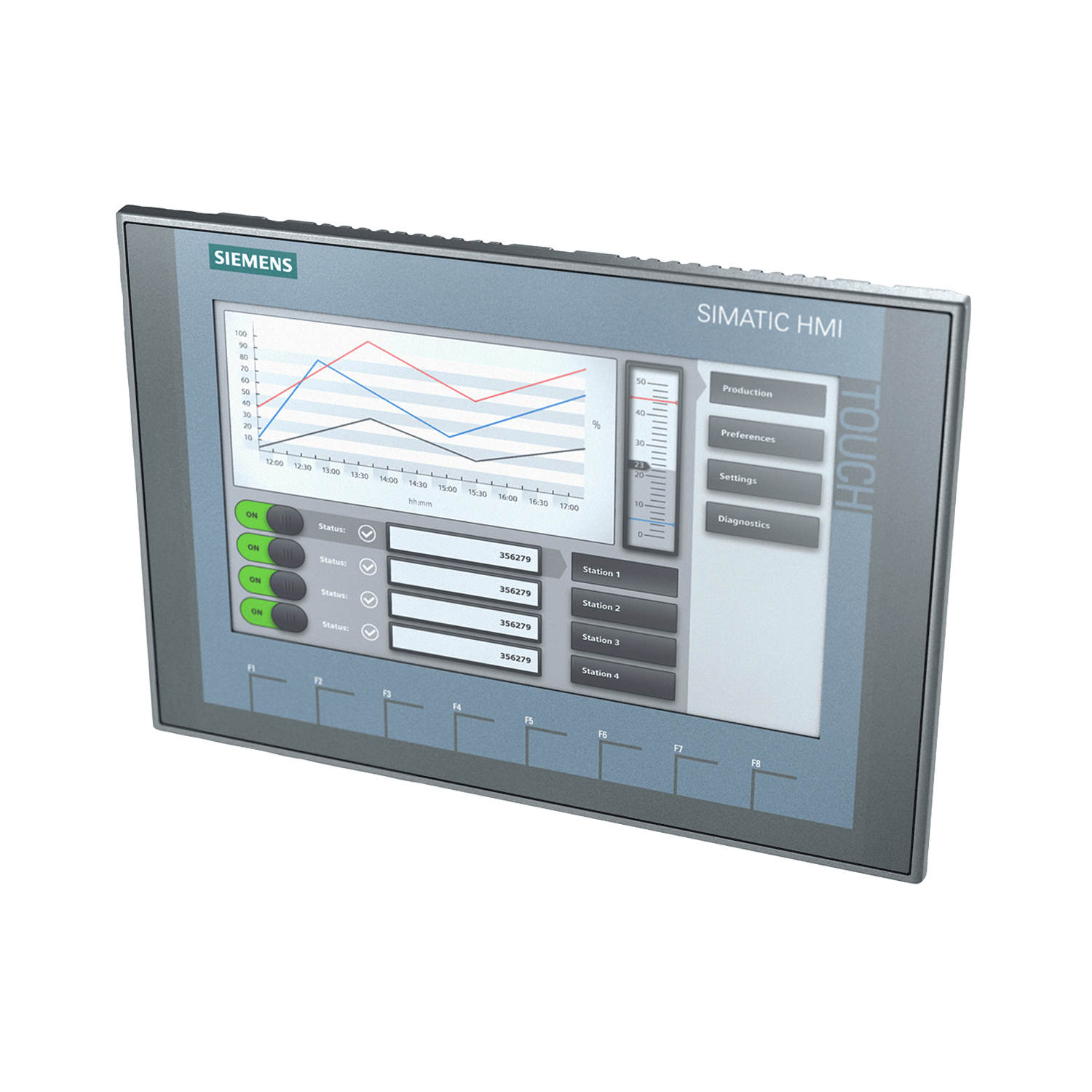 Imagen de PANTALLA 9"  SIMATIC HMI  KTP900  BASIC PANEL