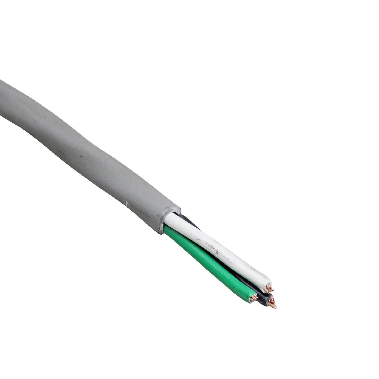 Imagen de CABLE MULTICONDUCTOR 2C14+14TF THW-LS PVC+PVC CUBIERTA GRIS CT SR VIAKON (NEGRO+BLANCO+VERDE)