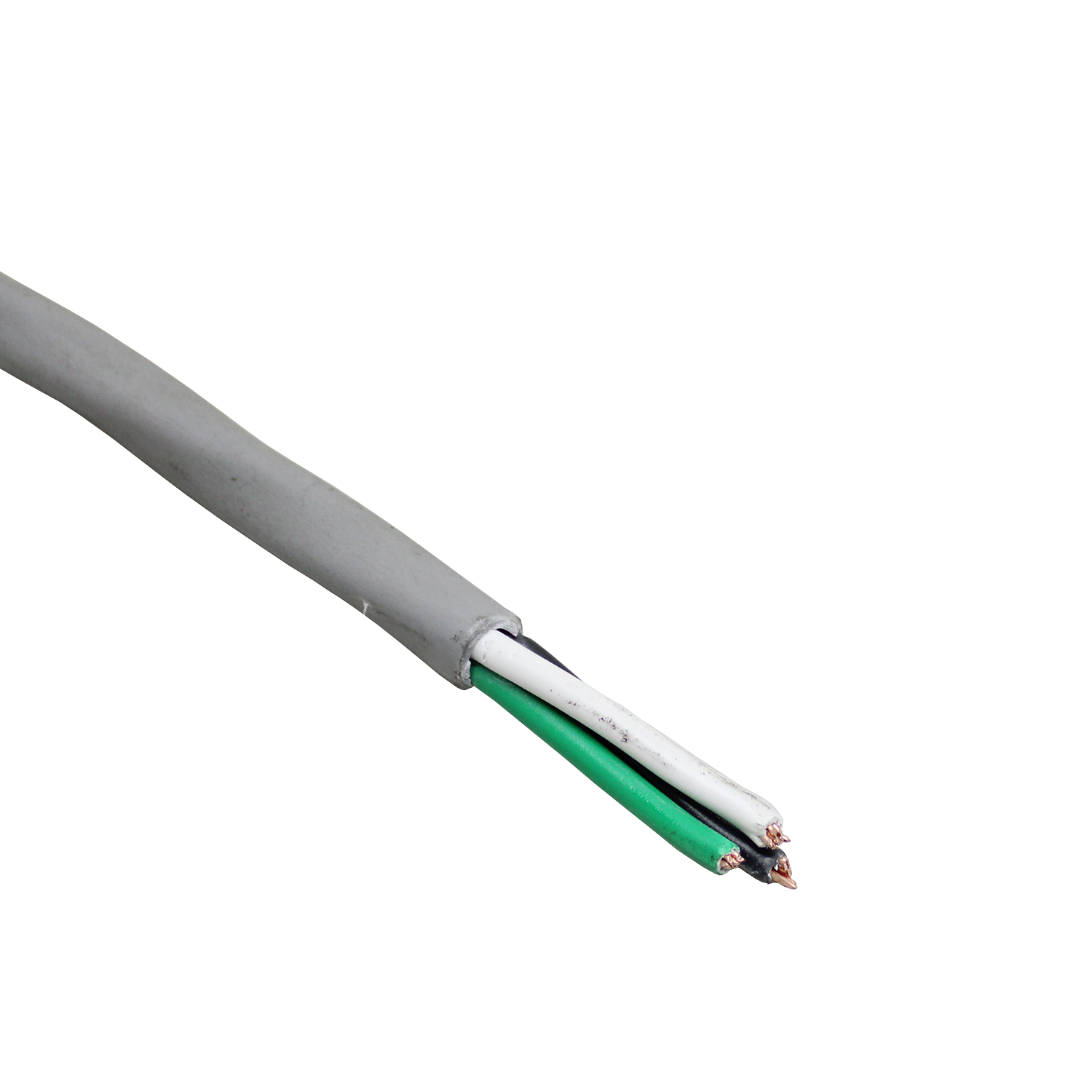 Imagen de CABLE MULTICONDUCTOR 2C12+12TF THW-LS PVC+PVC CUBIERTA GRIS CT SR VIAKON (NEGRO+BLANCO+VERDE)