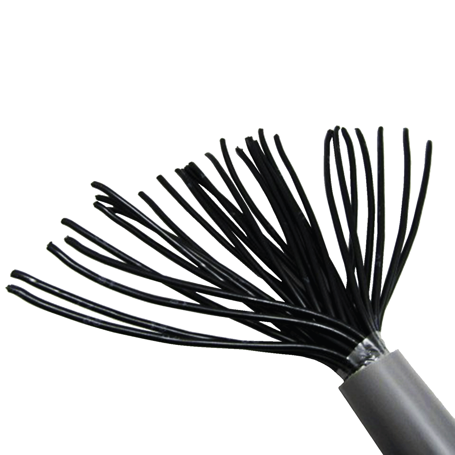 Imagen de CABLE MULTICONDUCTOR 30 X 18 AWG PVC+PVC TC UV UL 600V CUBIERTA GRIS CABLE NEGRO NUMERADO ARSA