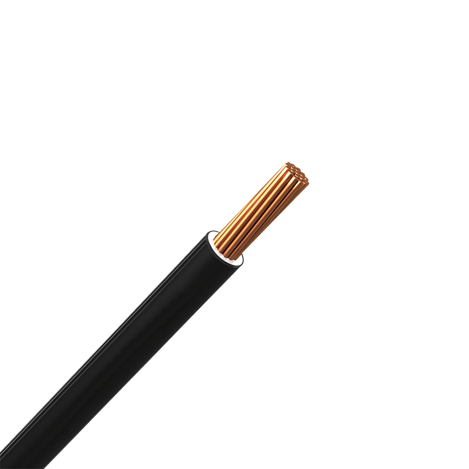 Imagen de CABLE THW-LS / THHW-LS 14 AWG PVC (VIAKON) "NEGRO" CARRETE 500M