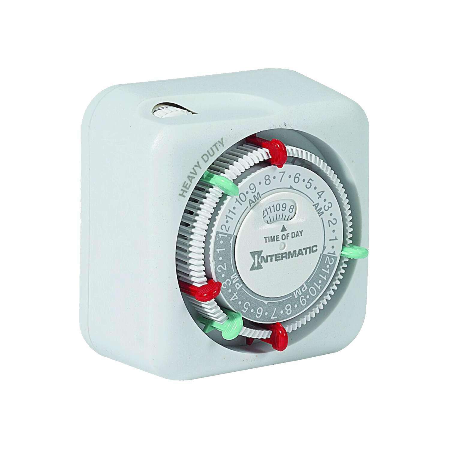 INTERRUPTOR HORARIO MECANICO ENCHUFABLE 125V 15A 6 MANIOBRAS INTERMATIC