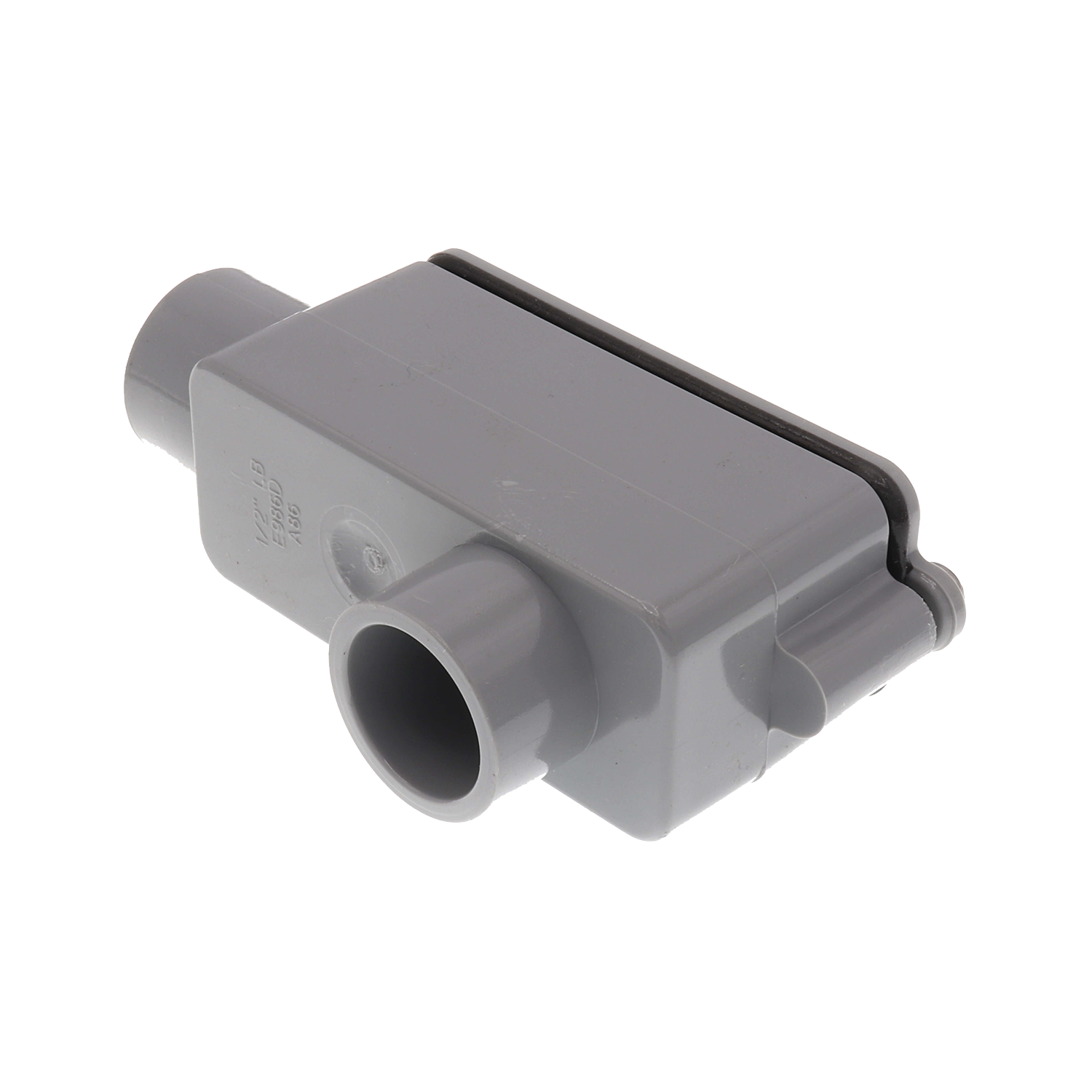 Imagen de CONDULET "LB" PVC CED40/PLASTICO GRIS 1/2" UL LB05 9037251