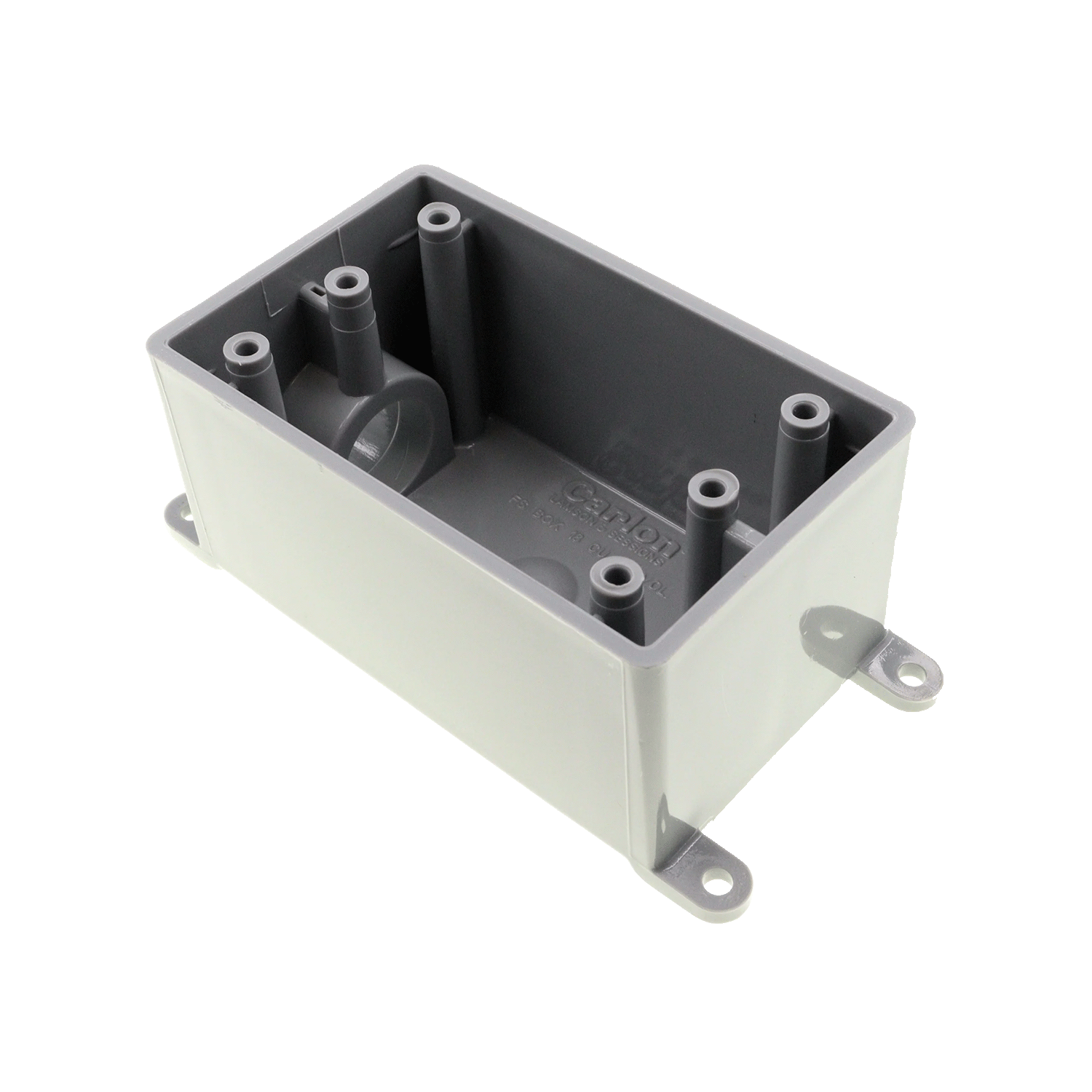 Imagen de CAJA FS 3/4  RECTANGULAR PVC CED40/PLASTICO GRIS UL FSE07 9037253