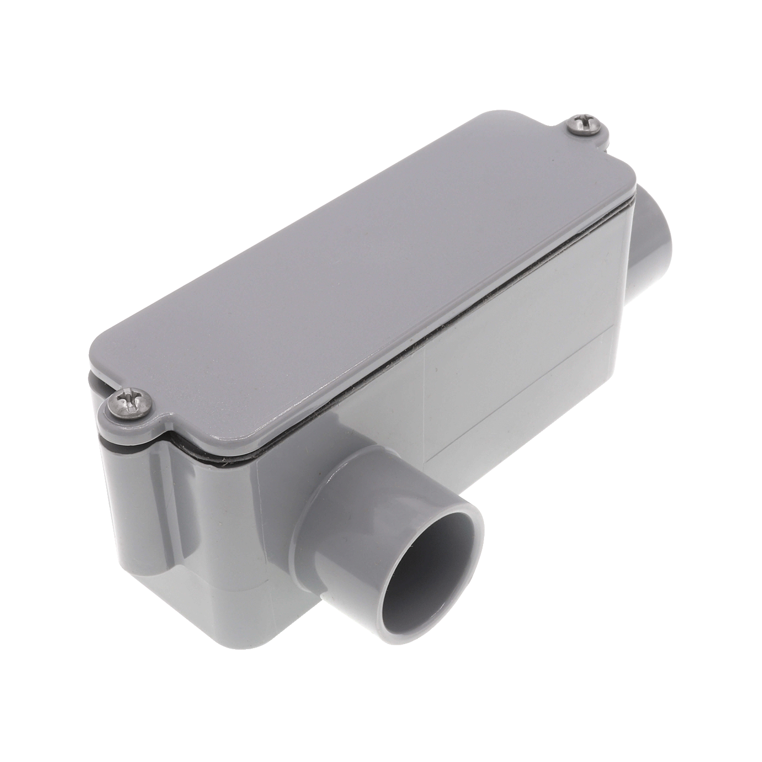 Imagen de CONDULET "LR" PVC CED40/PLASTICO GRIS 1-1/4" UL LR12 9037210