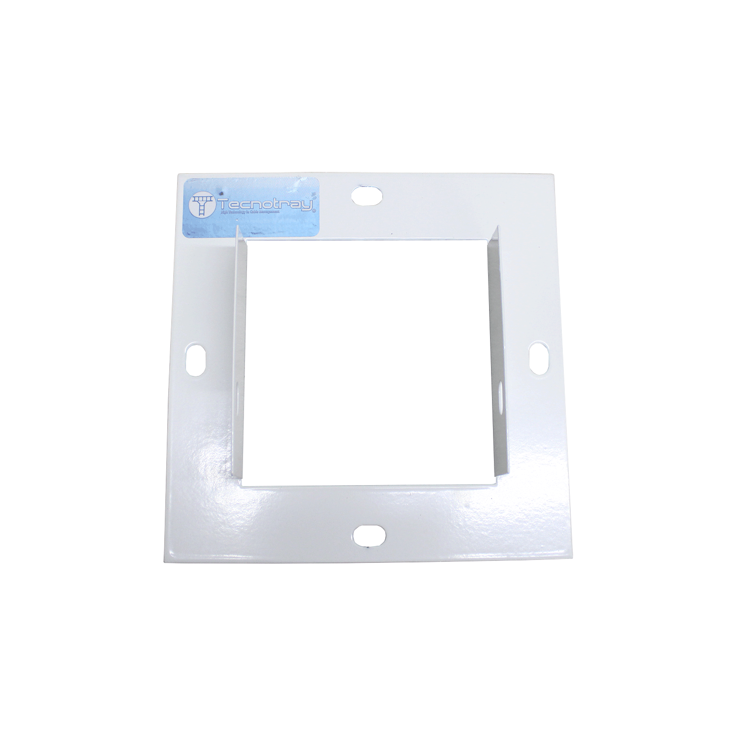 Imagen de BRIDA PARA DUCTO 4" X 4" ACERO BLANCO
