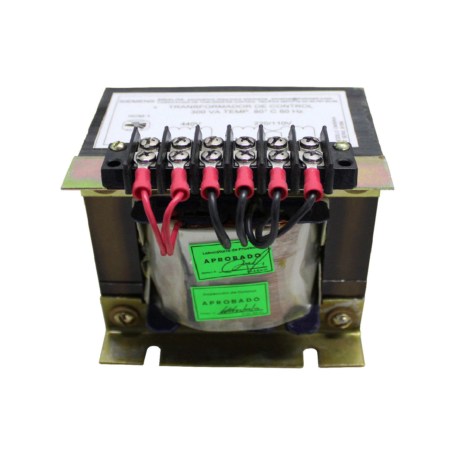 Imagen de TRANSFORMADOR DE CONTROL 300 VA PRIM.440V, SEC.220/110V  ORION