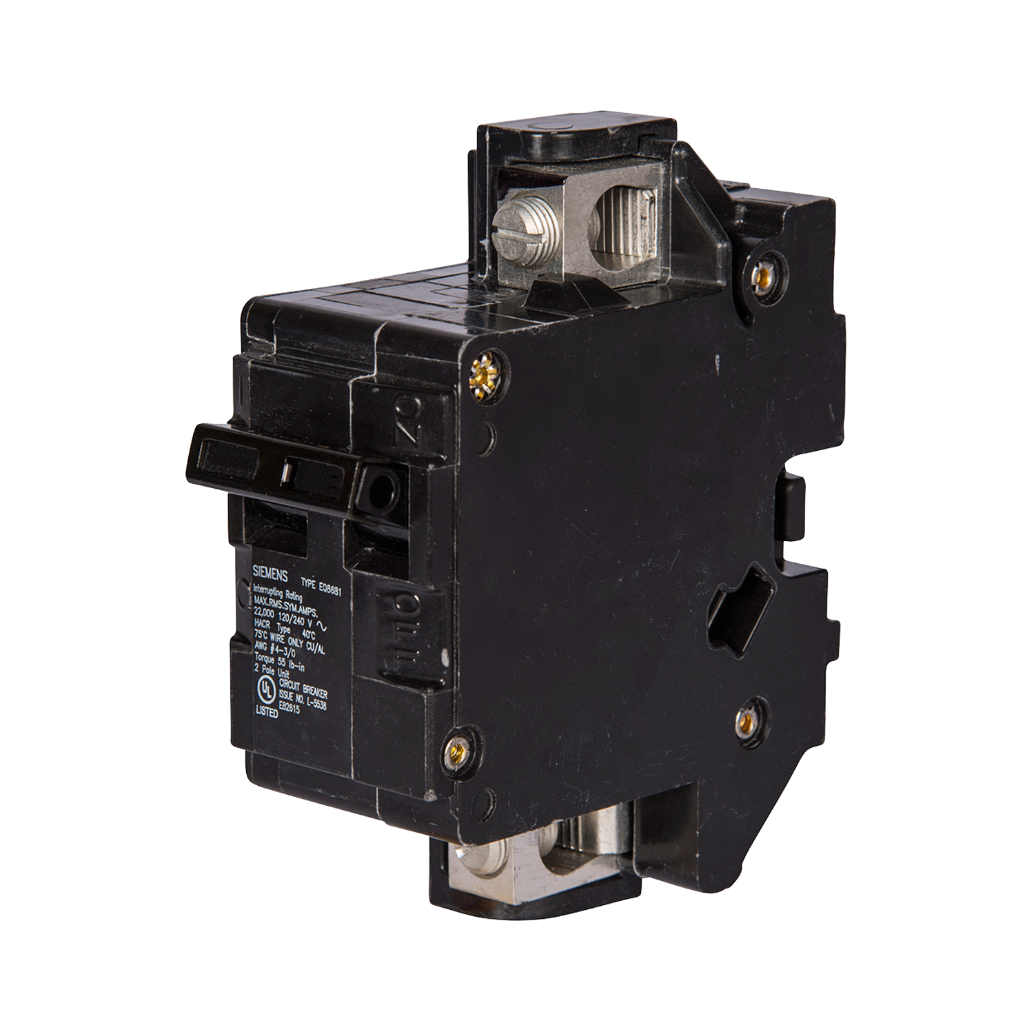 Imagen de INTERRUPTOR PRINCIPAL PARA CENTROS DE CARGA MONOFASICOS TIPO PL 125A 22KA