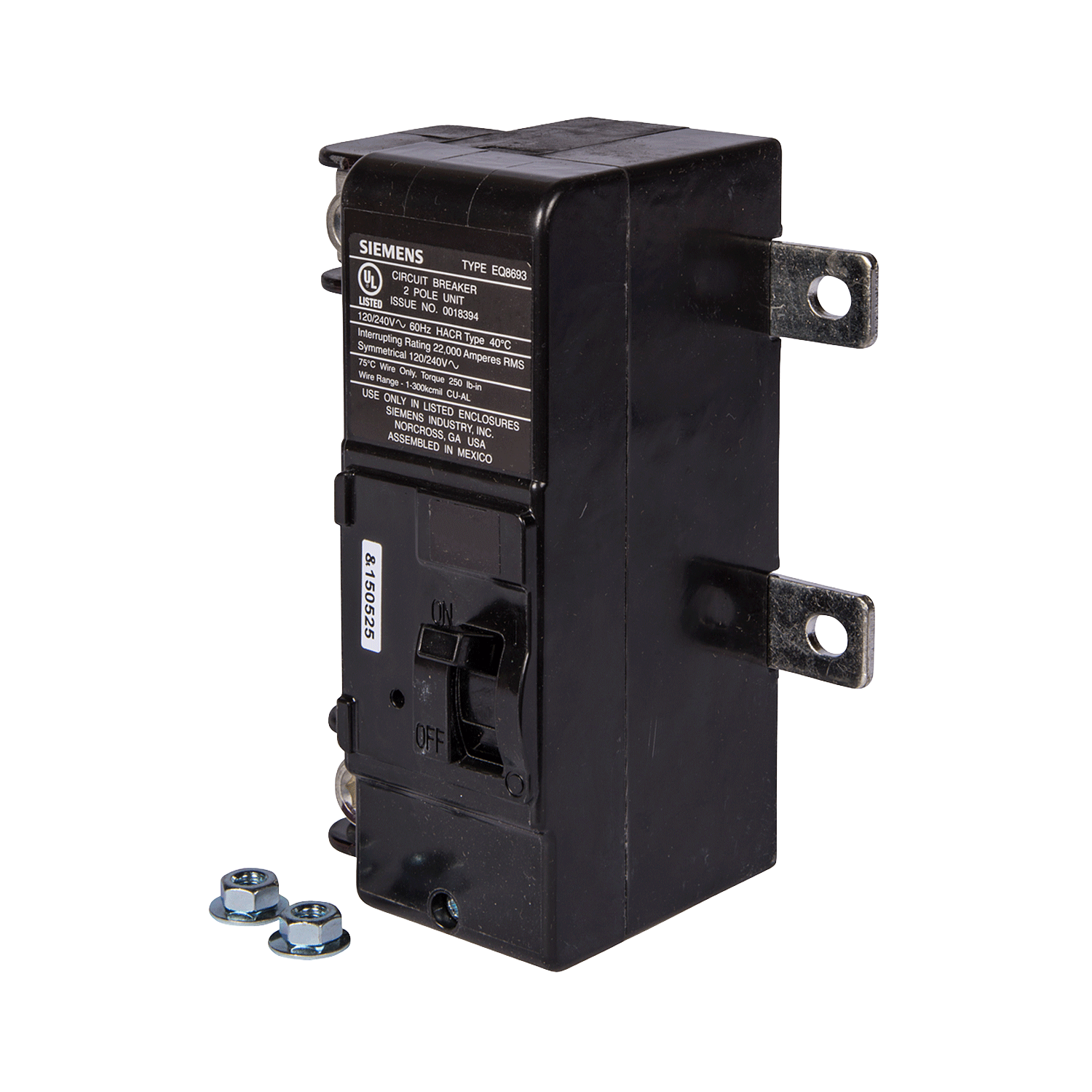 Imagen de INTERRUPTOR PRINCIPAL PARA CENTROS DE CARGA MONOFASICOS TIPO PL 225A 22KA