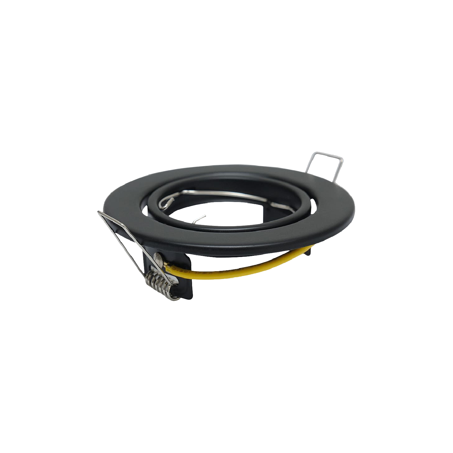 Imagen de EMPOTRABLE DIRIGIBLE ARO METALICO NEGRO INTERIOR BASE MR16 ARTLITE