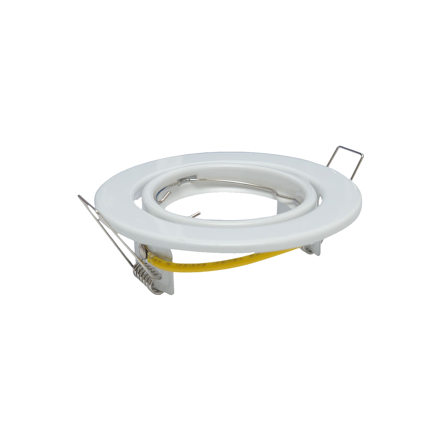 Imagen de EMPOTRABLE DIRIGIBLE ARO METALICO BLANCO INTERIOR BASE MR16 ARTLITE