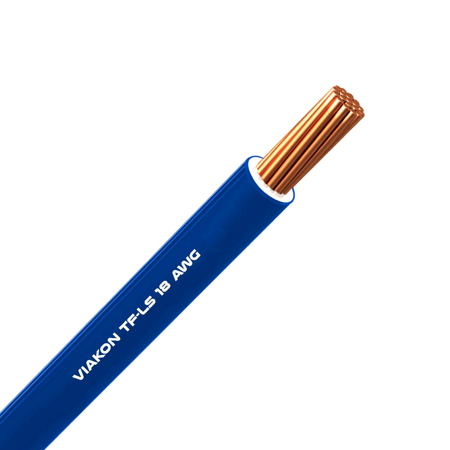 Imagen de CABLE TF-LS CAL.18 AWG (VIAKON) "AZUL" CARRETE 2000M
