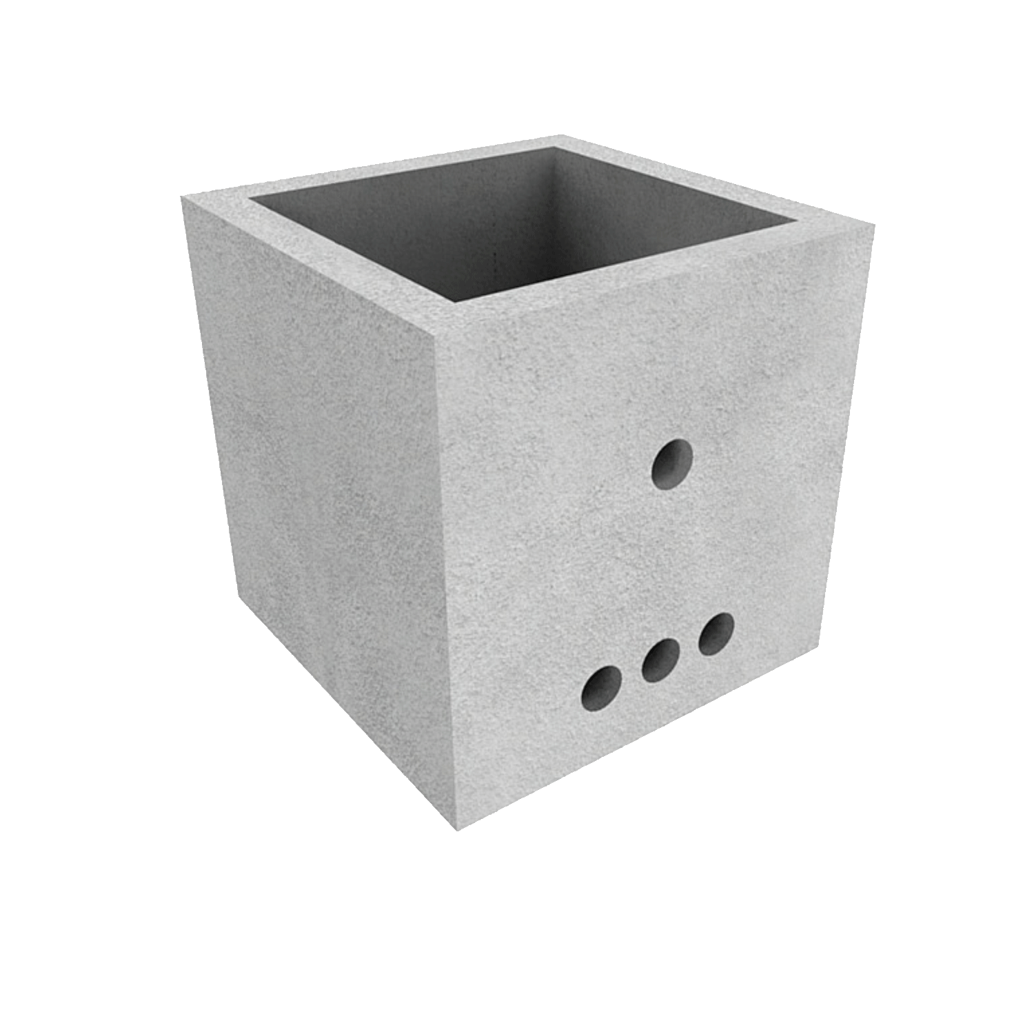 Imagen de REGISTRO MEDIA TENSION SEGURIDAD 1.50 X 1.50 X .1.50 CUBO C/PISO SIN TAPA