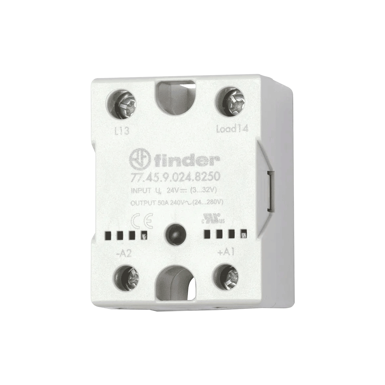 Imagen de RELEVADOR ESTADO SOLIDO SSR 1NA 40A (3...32 VDC) SALIDA 21.6…280 VAC 77.45.9.024.8250