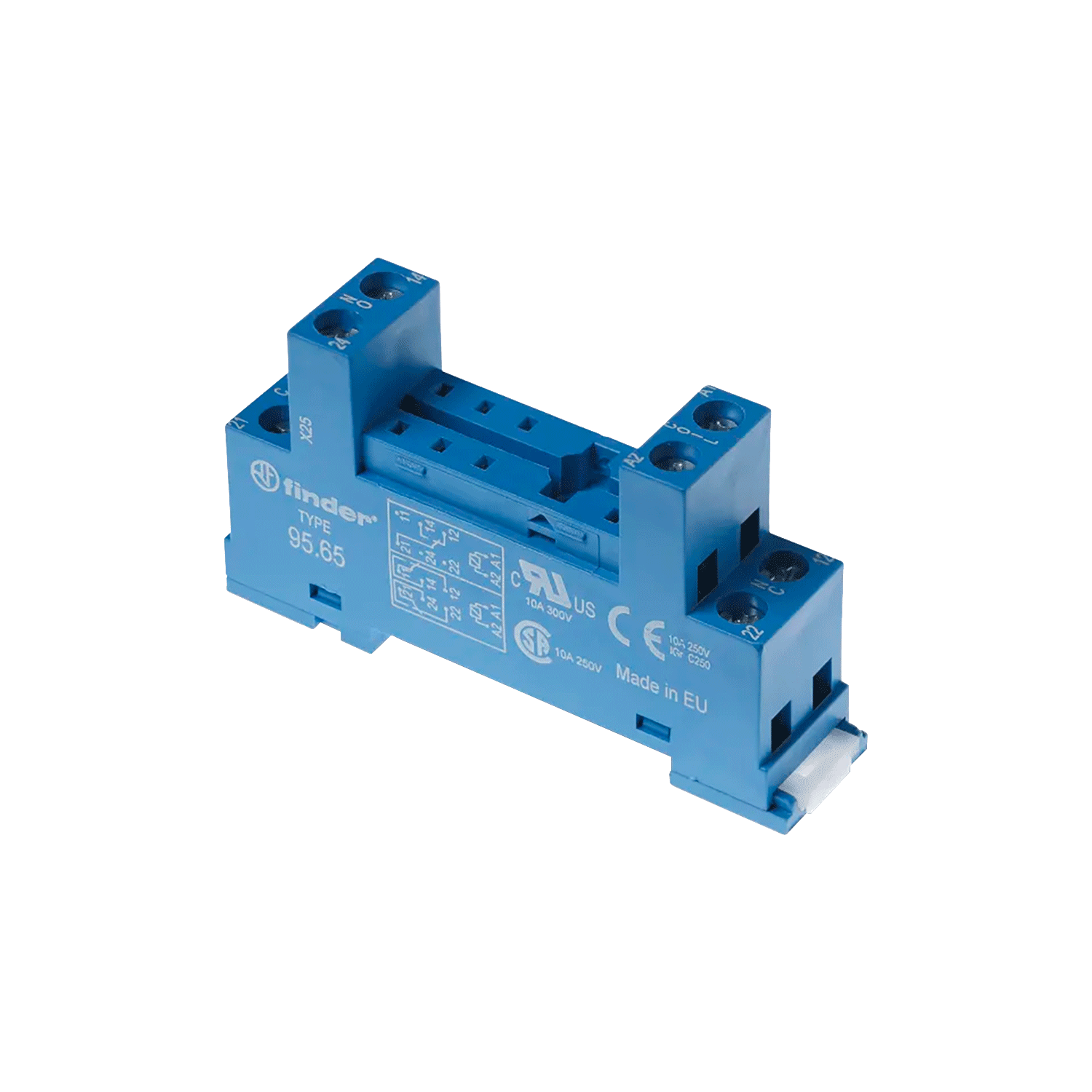 Imagen de BASE PARA RELEVADOR 40.51,52,61/44.52,62 AZUL 95.65SMA