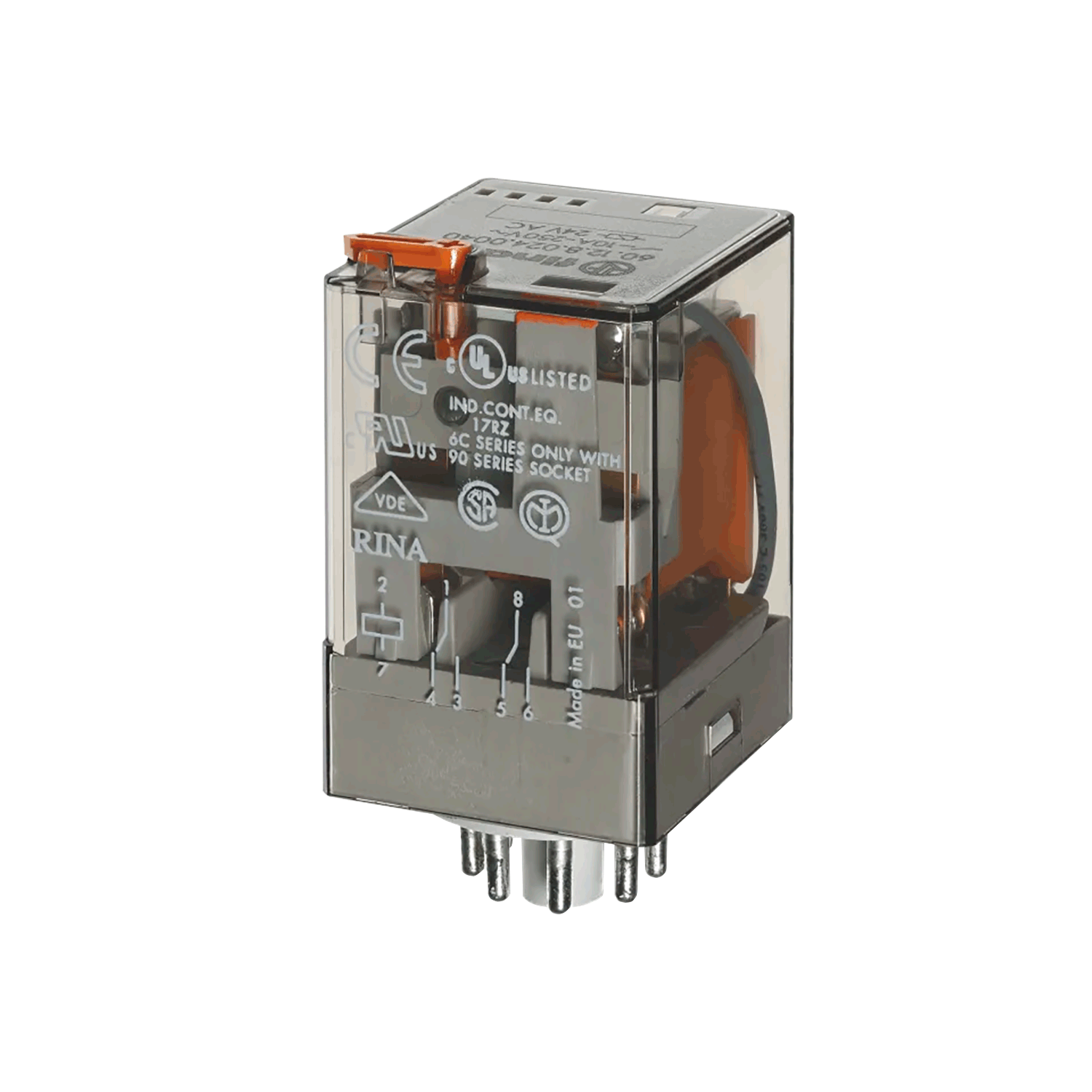 Bp Soluciones Eléctricas - Relé 2 inversores 220/240VCA 5A 8 pines -  Automatización y control - Relés