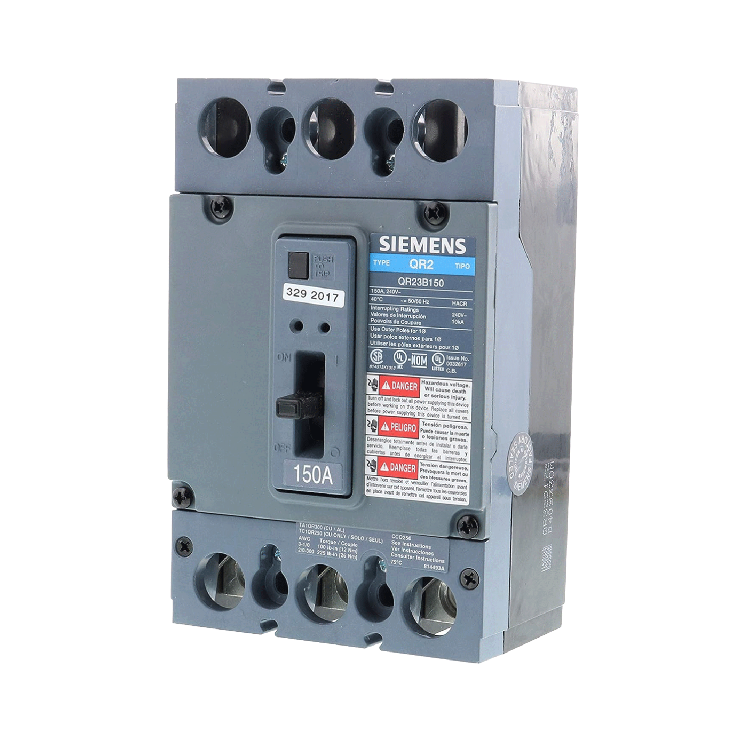 Imagen de INTERRUPTOR QR2 3X150A 10KA/240V