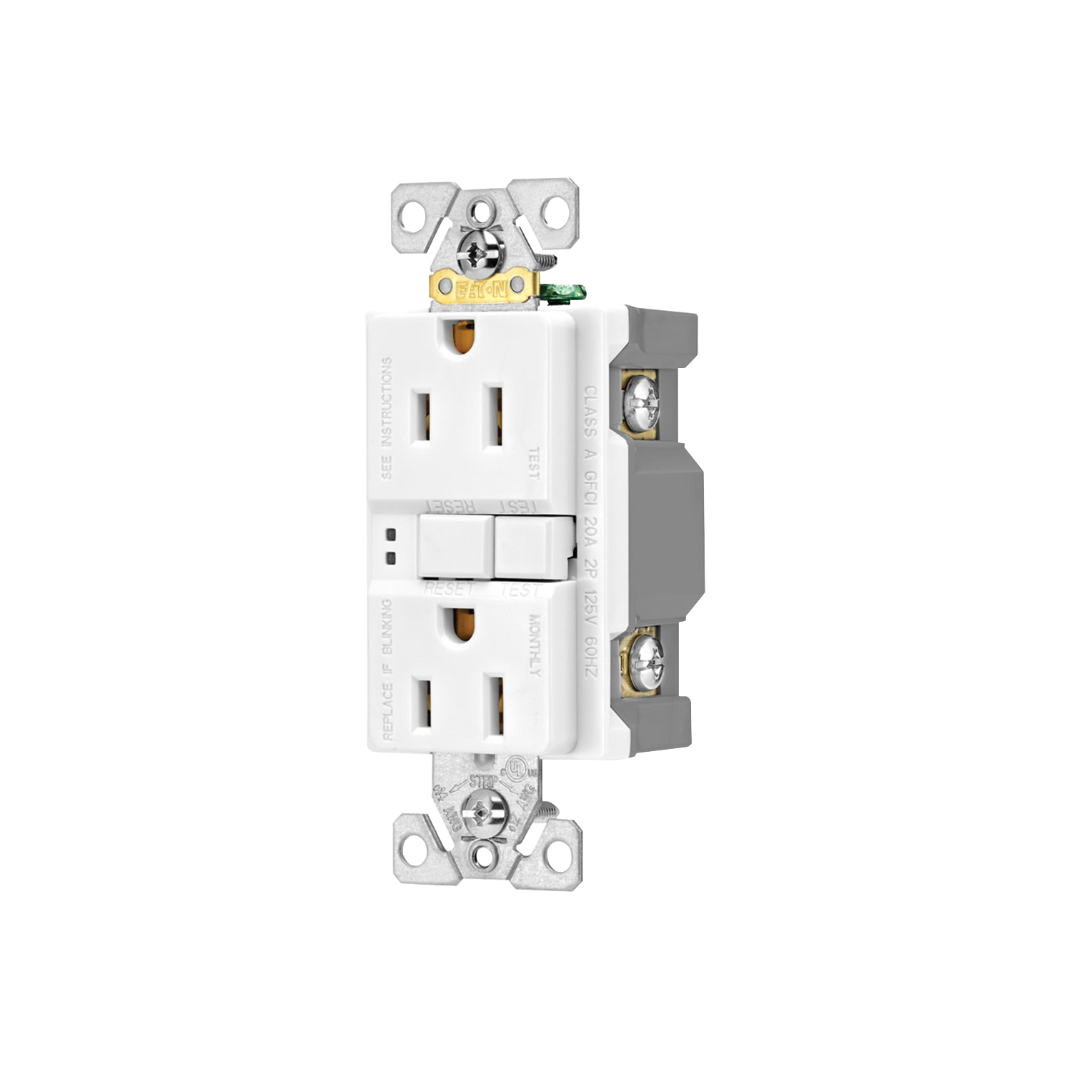 Imagen de CONTACTO DUPLEX CON RESET BLANCO   GFCI    VGF15W