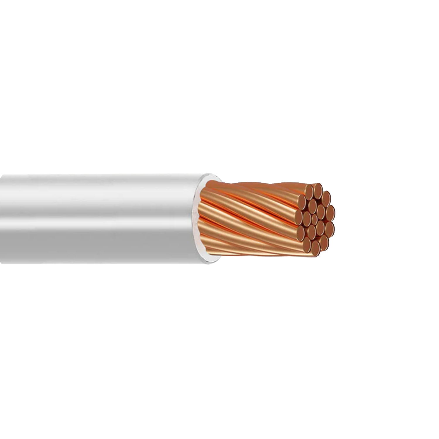 Imagen de CABLE THW-LS / THHW-LS 4 AWG   PVC (VIAKON) "BLANCO" MTS