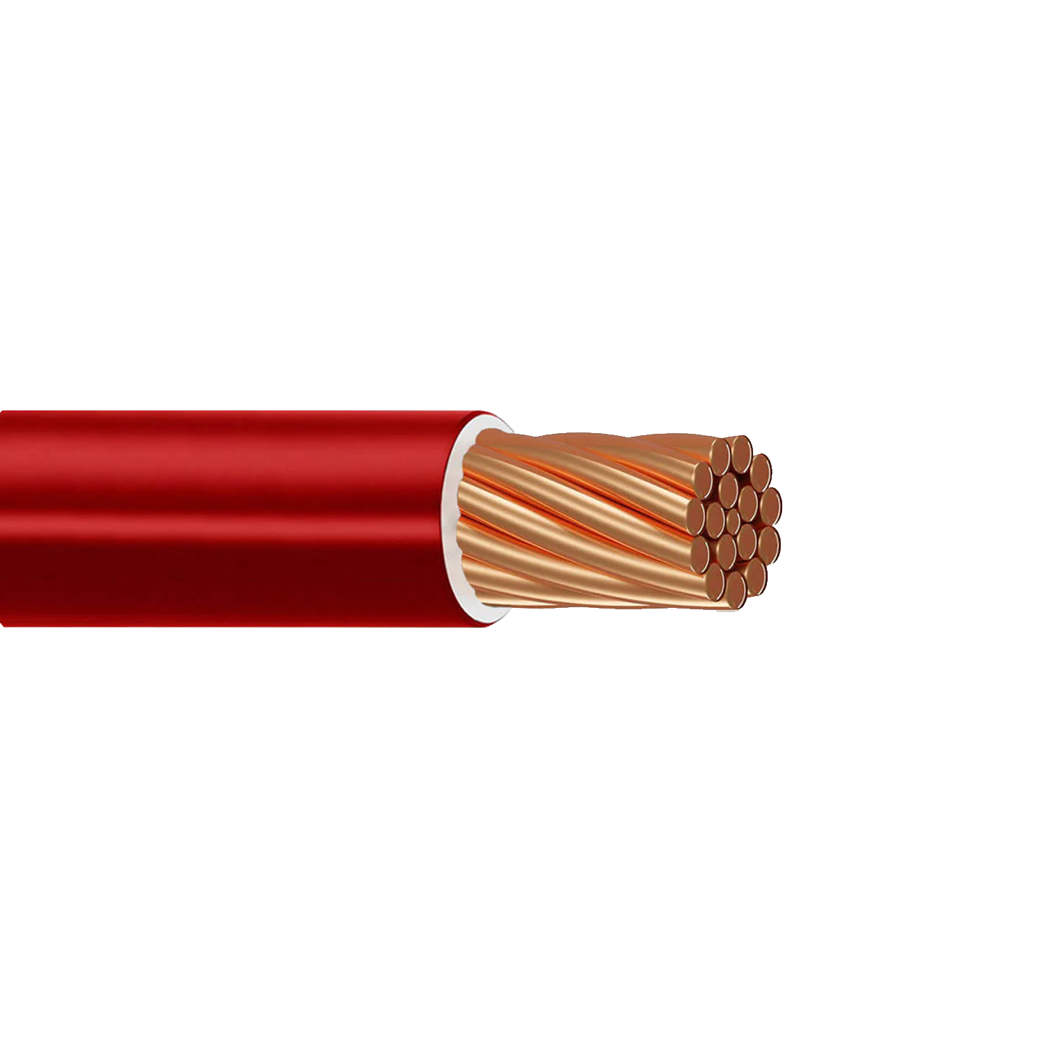 Imagen de CABLE THW-LS / THHW-LS 4 AWG   PVC (VIAKON) "ROJO" MTS