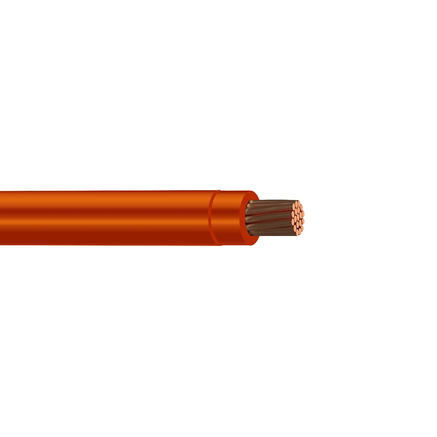 Imagen de CABLE THWN / THHN/MTW 14 AWG NYLON NARANJA (VIAKON) MTS