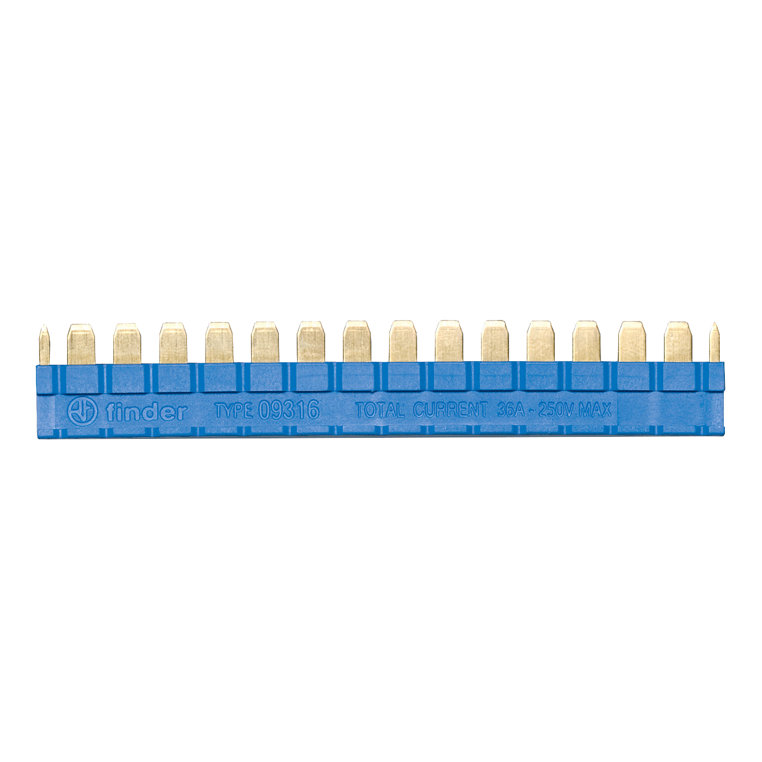 Imagen de PUENTE AZUL DE 16 TERMINALES PARA RELEVADOR SERIE 39 093.16