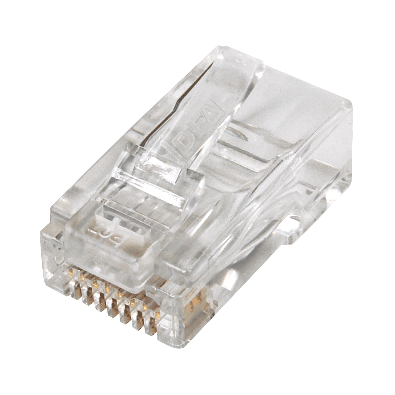 Imagen de CONECTOR PLUG RJ-45 CAT6A DIAMETRO AMPLIO BLISTER 50 PZS. IDEAL