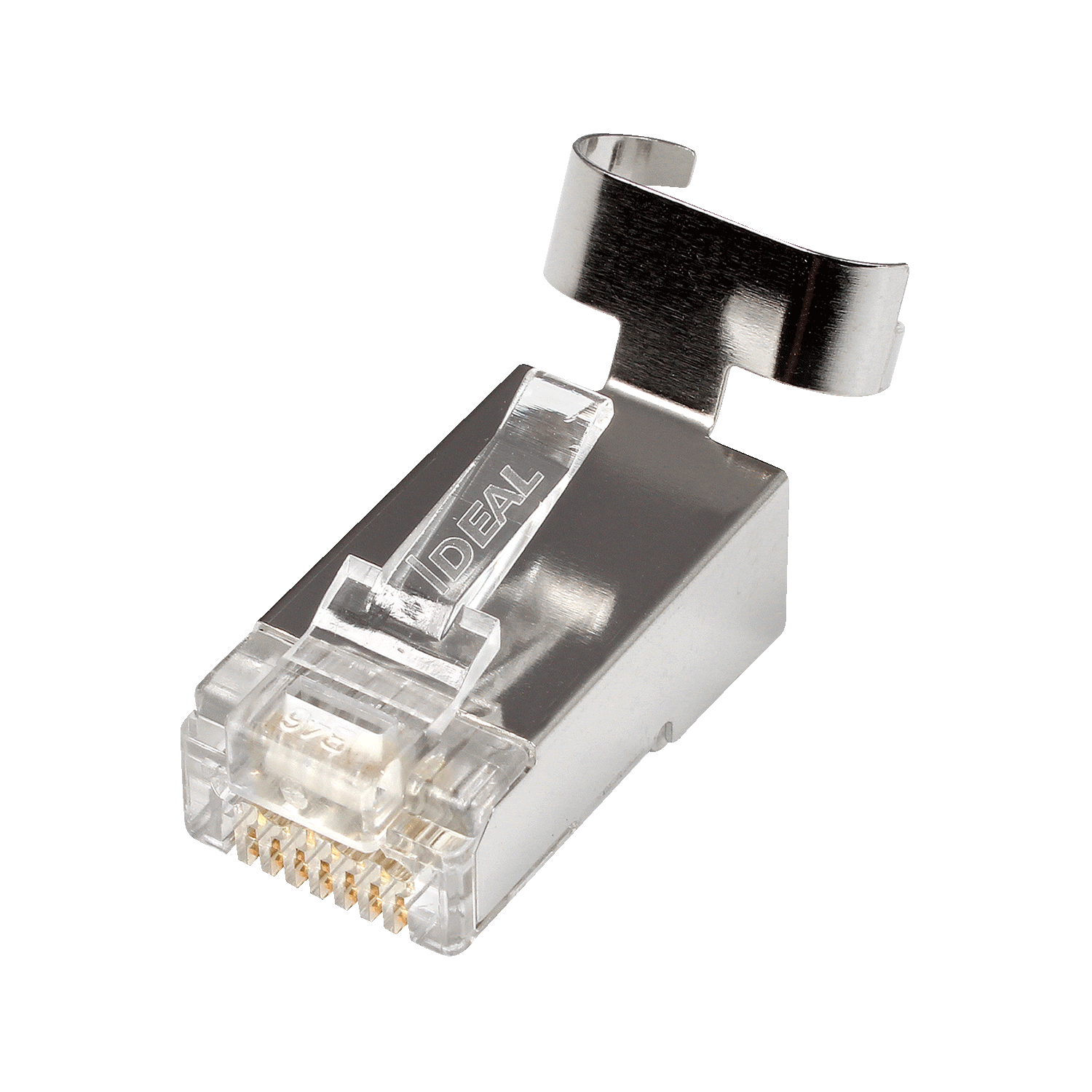 Imagen de CONECTOR PLUG RJ-45 CAT6A/6/5e 8P8C BLINDADO BLISTER 10 PZS. IDEAL