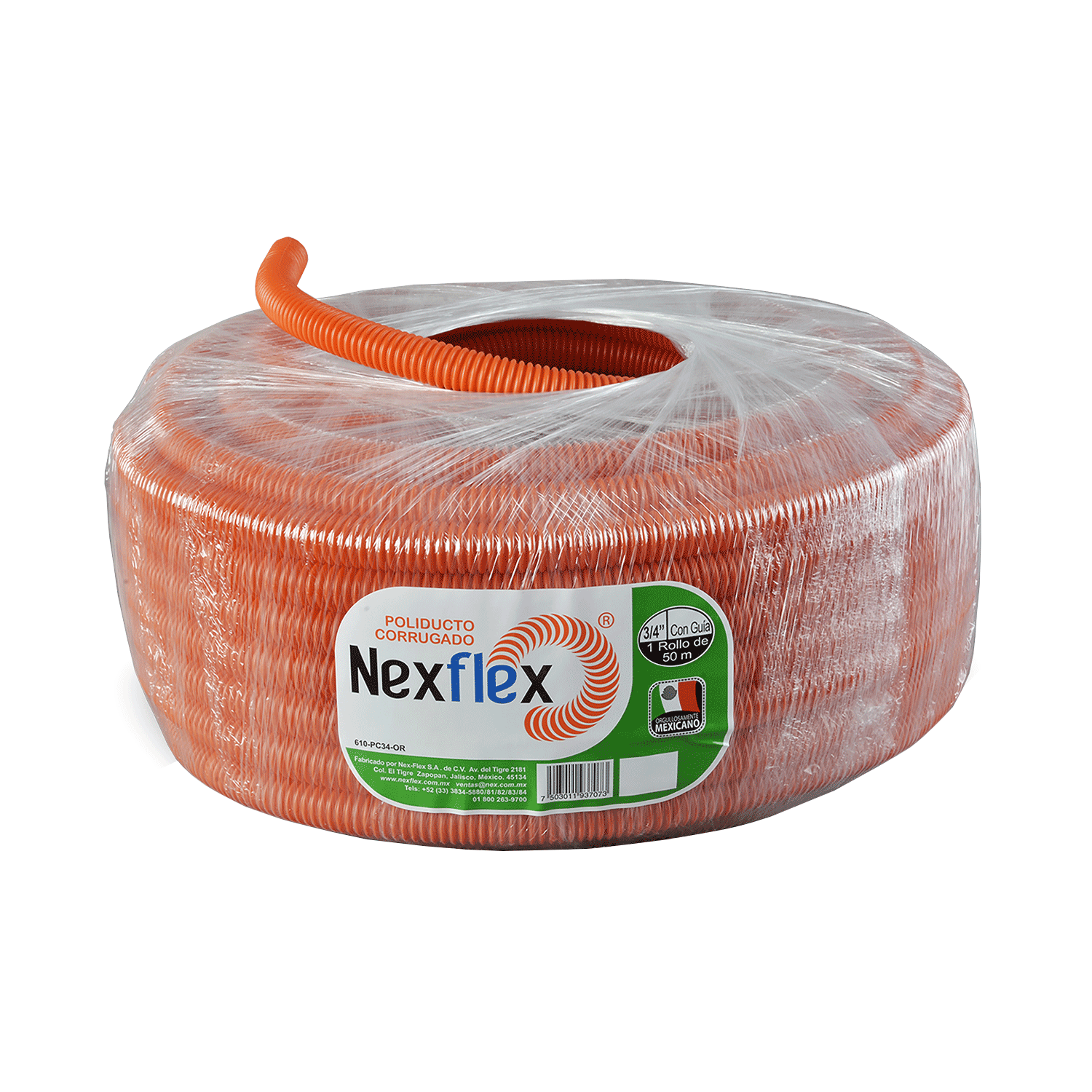 Imagen de NEXFLEX NARANJA 3/4 CON GUIA (50 MTS)