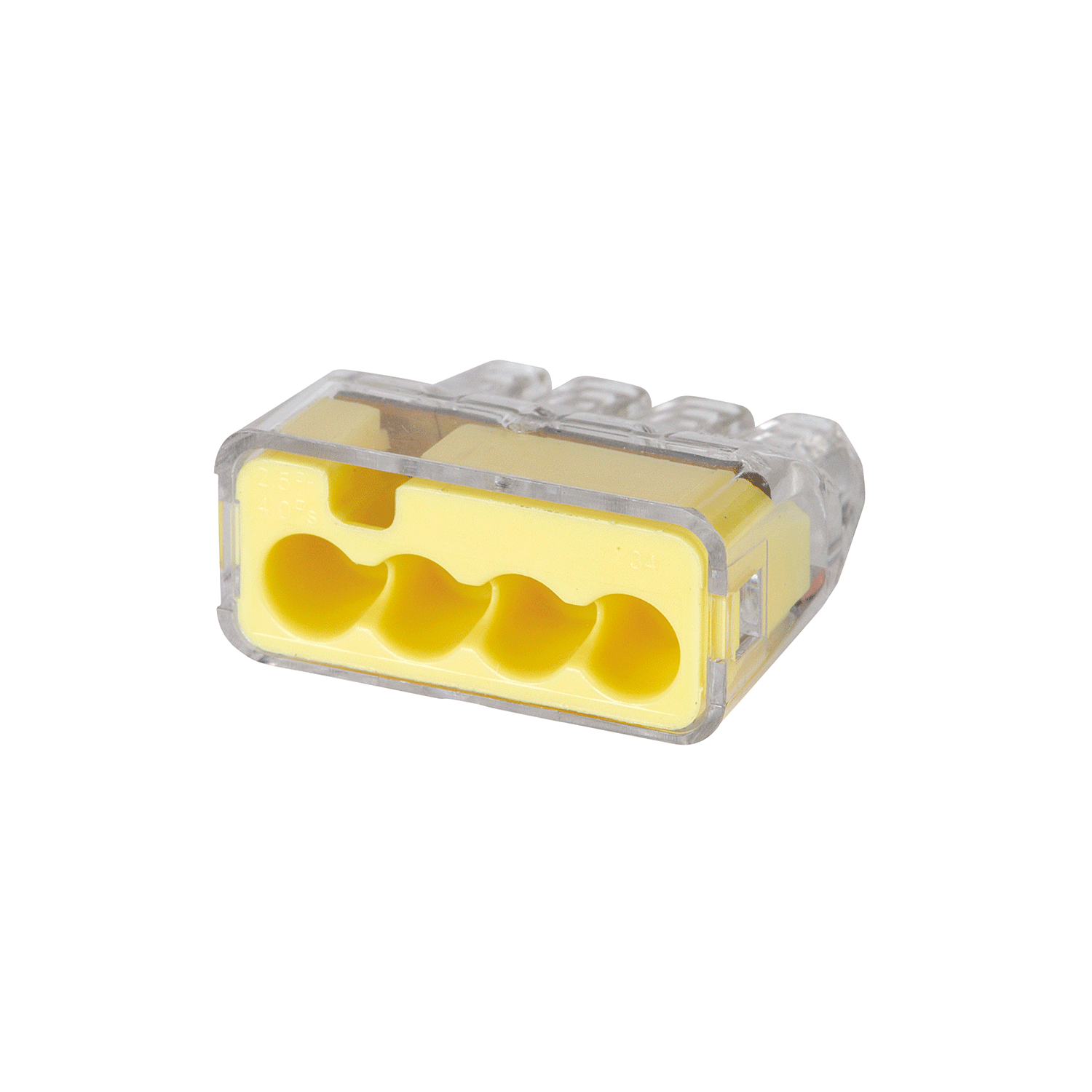 Imagen de CONECTOR DE CABLE A PRESION AMARILLO 16-12AWG 4 PUERTOS MODELO 34