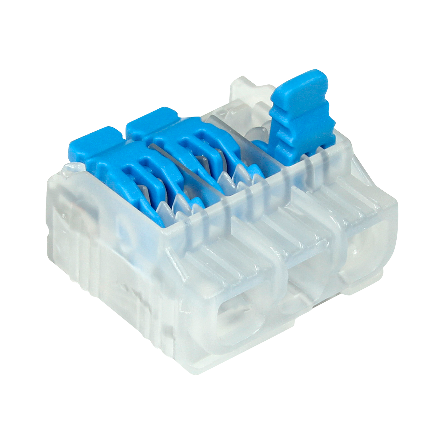 Imagen de CONECTOR DE CABLE DE PALANCA 3 PUERTOS CAL. 12-24AWG IDEAL