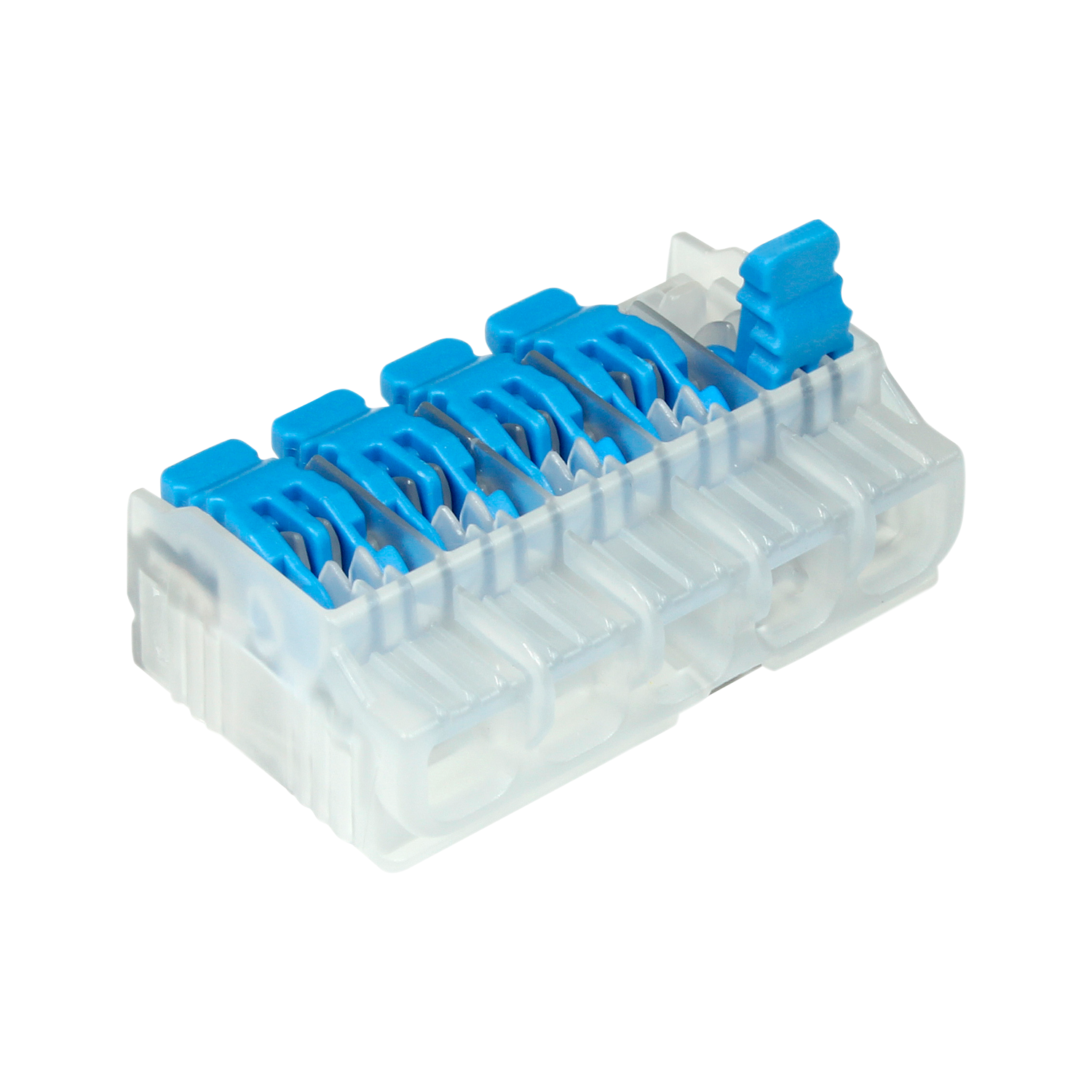 Imagen de CONECTOR DE CABLE DE PALANCA 5 PUERTOS CAL. 12-24AWG IDEAL